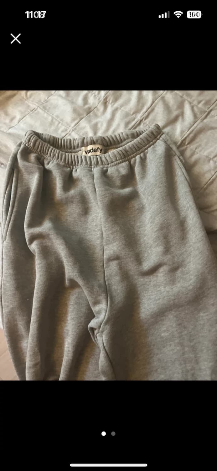 Vadefy 회색바지 상품이미지1