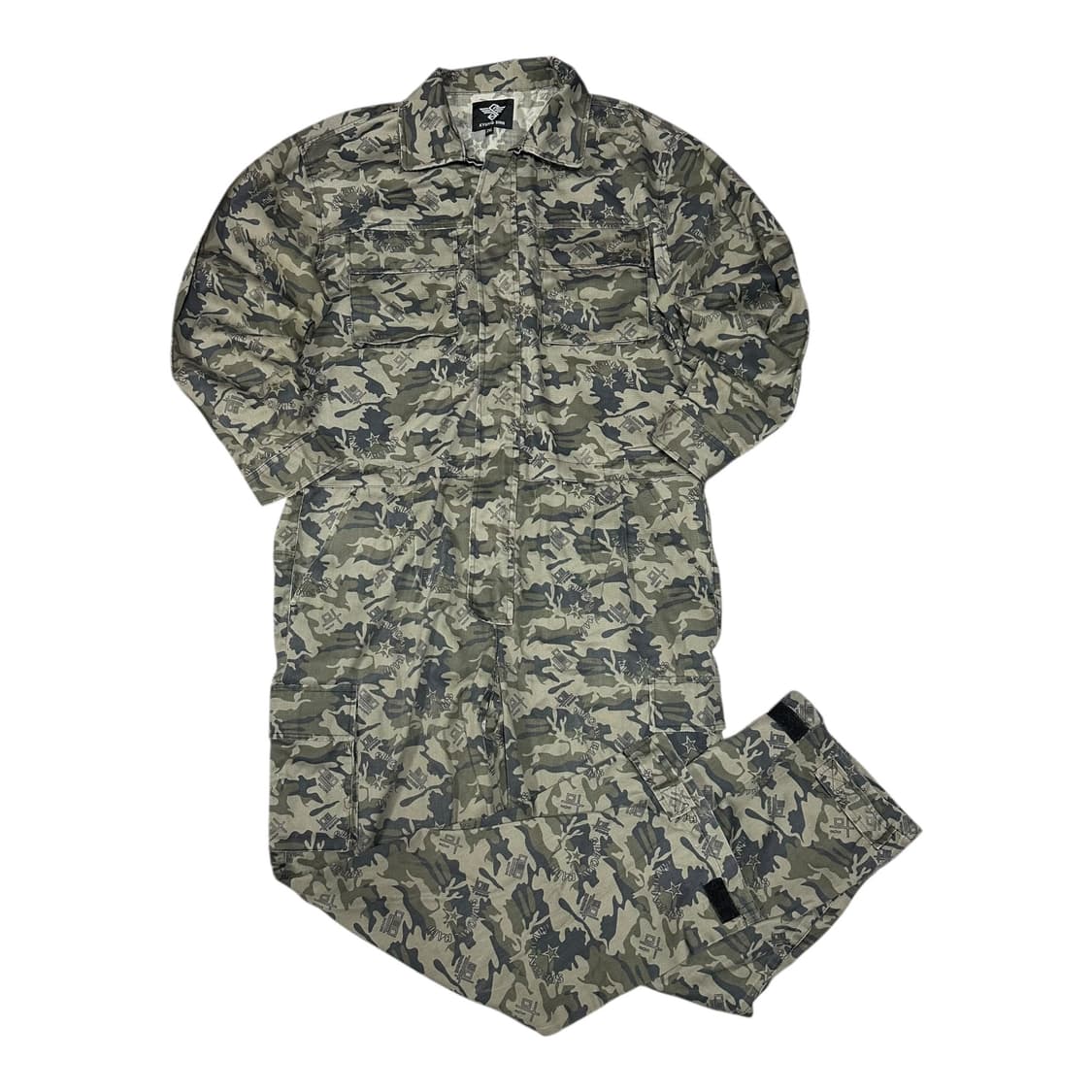 ✨ (바배) 경신 카모 점프 수트 상품이미지3