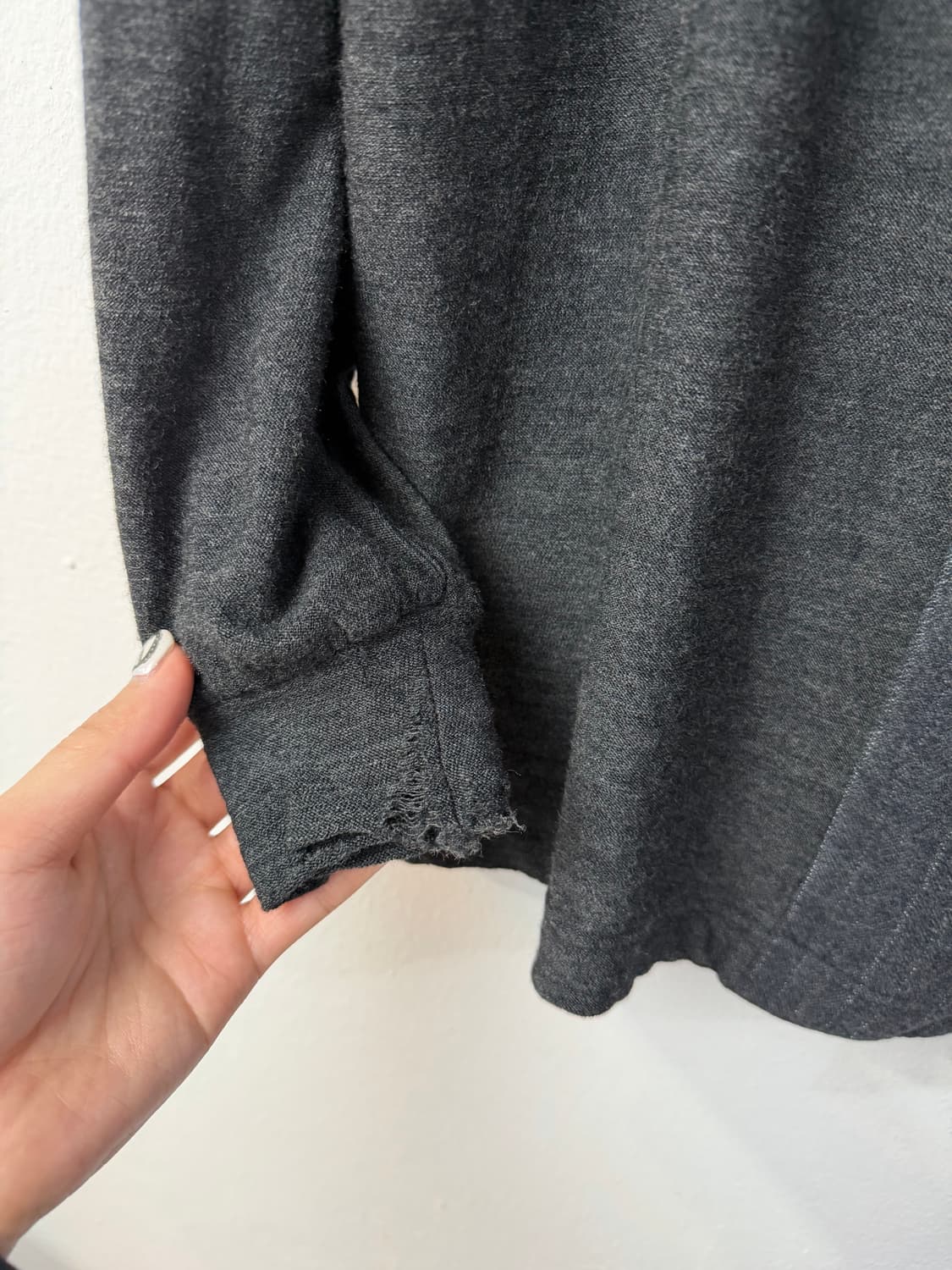 90s 꼼데가르송 옴므플러스 패널 니트  상품이미지4