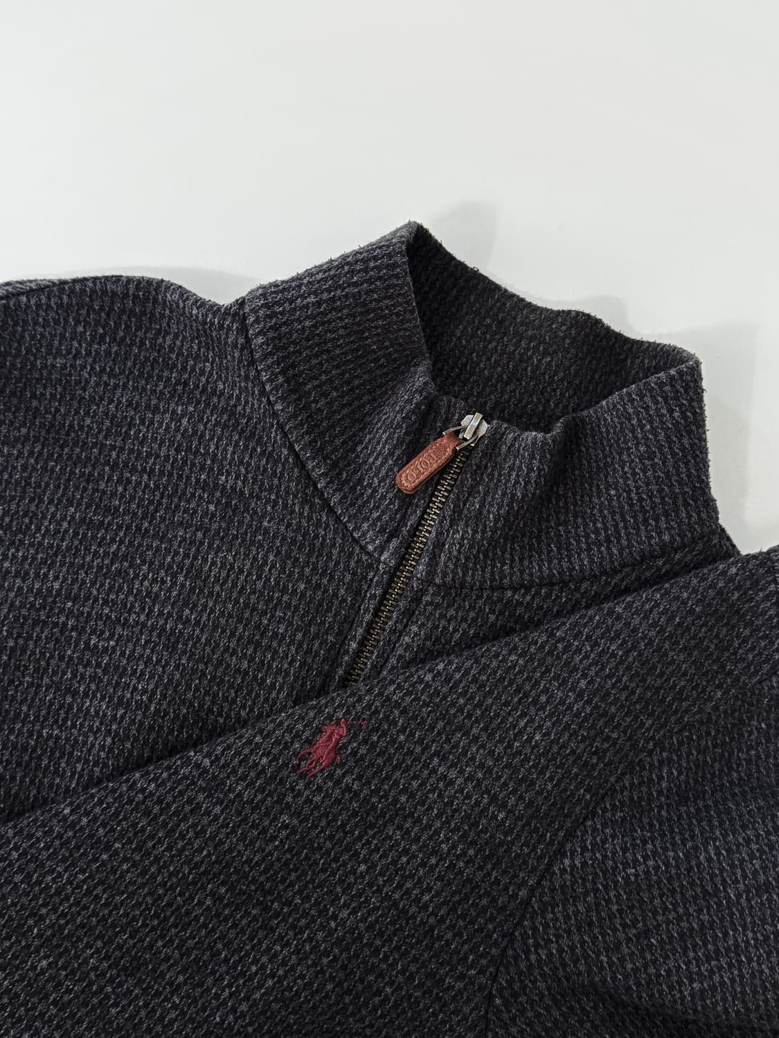 폴로 랄프로렌 신형 딥챠콜 후리스 집업 자켓 상품이미지3