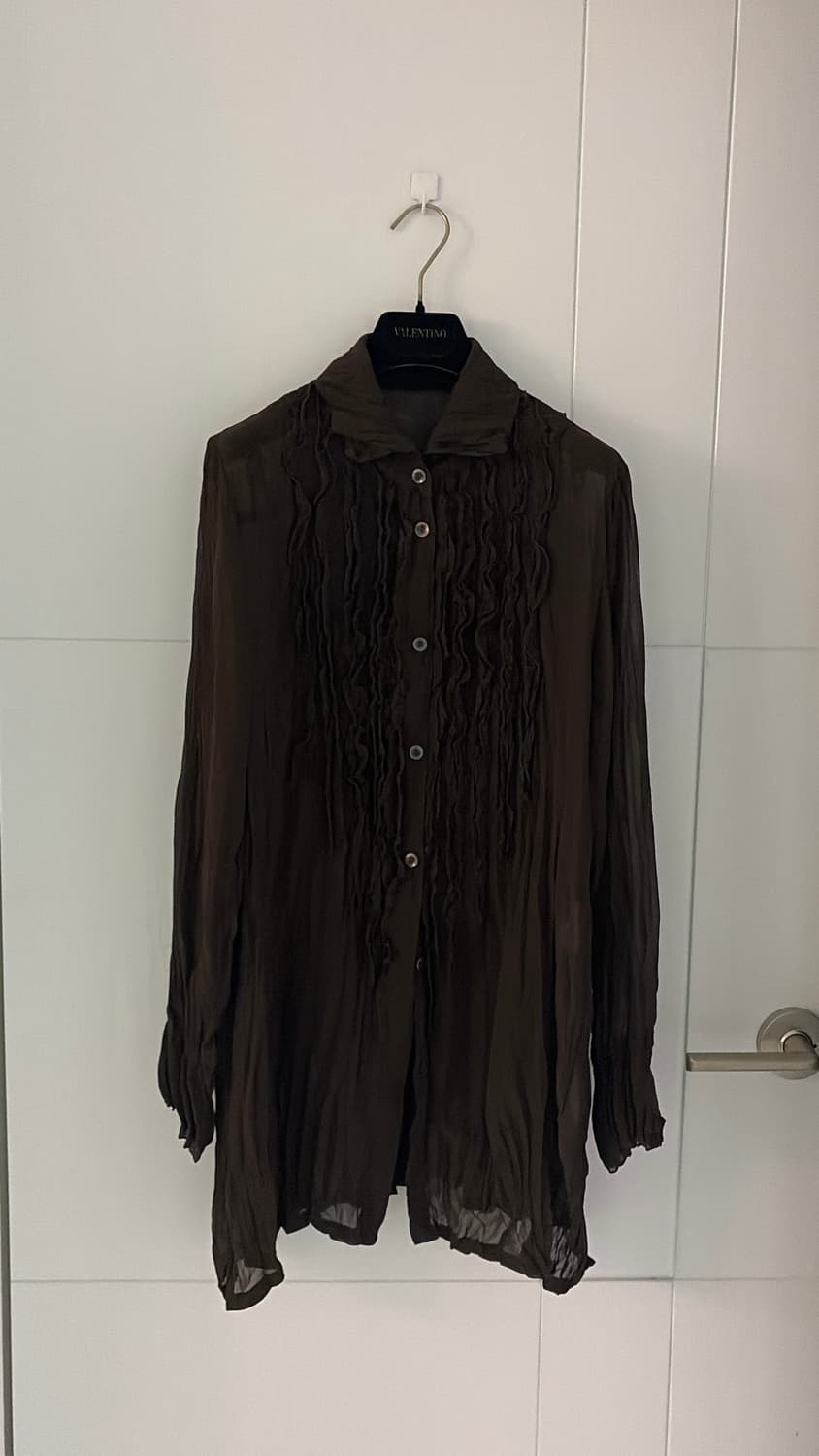  일본 브랜드 에버큐브 플리프 블라우스 44-66 정품  상품이미지4