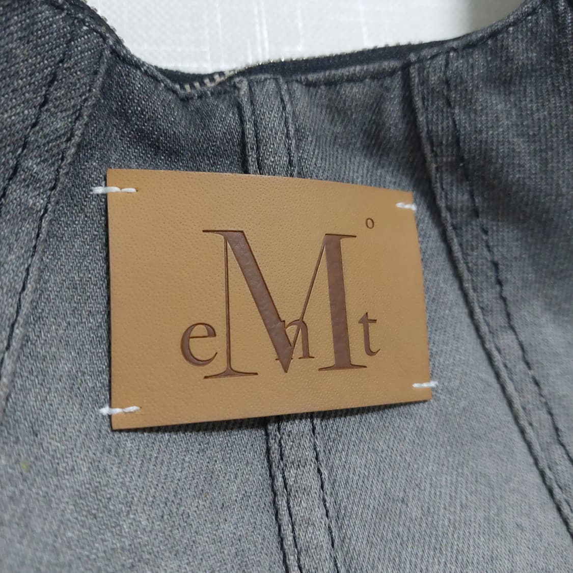 무센트 웨이브 데님 호보백 상품이미지4