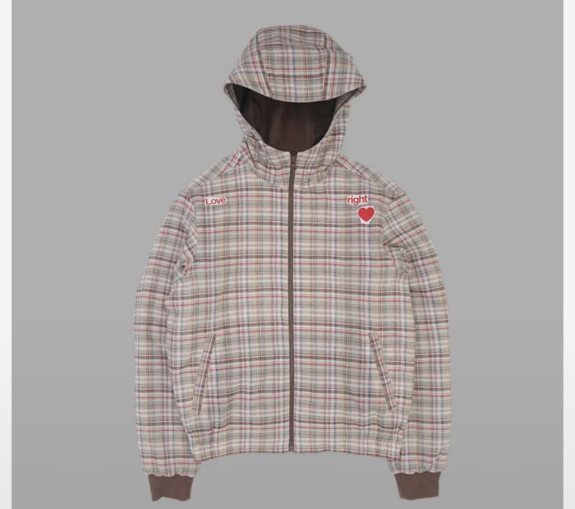 love check puffed jacket brown 상품이미지1