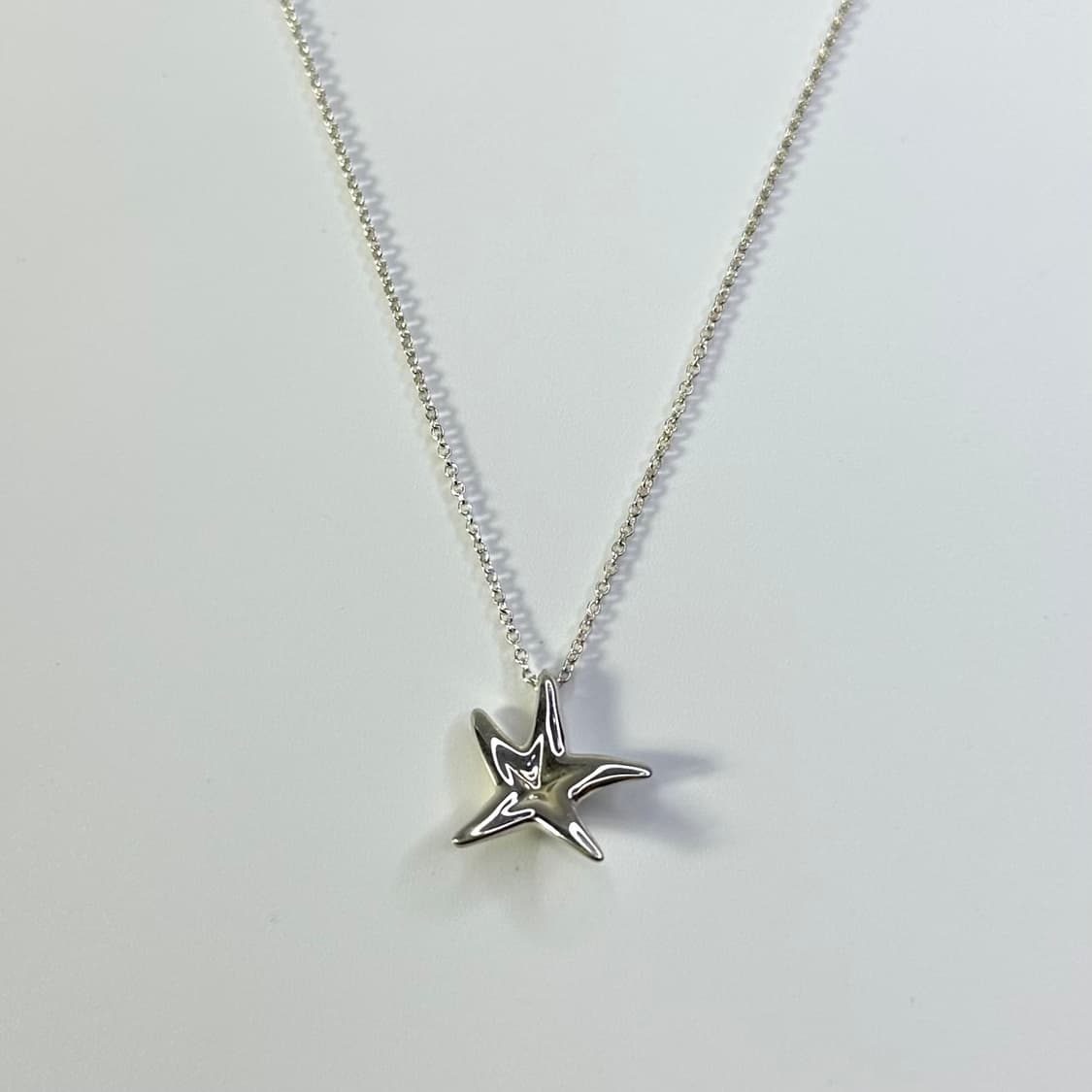 티파니앤코 엘사퍼레티 스타피쉬 펜던트 실버 목걸이 상품이미지3