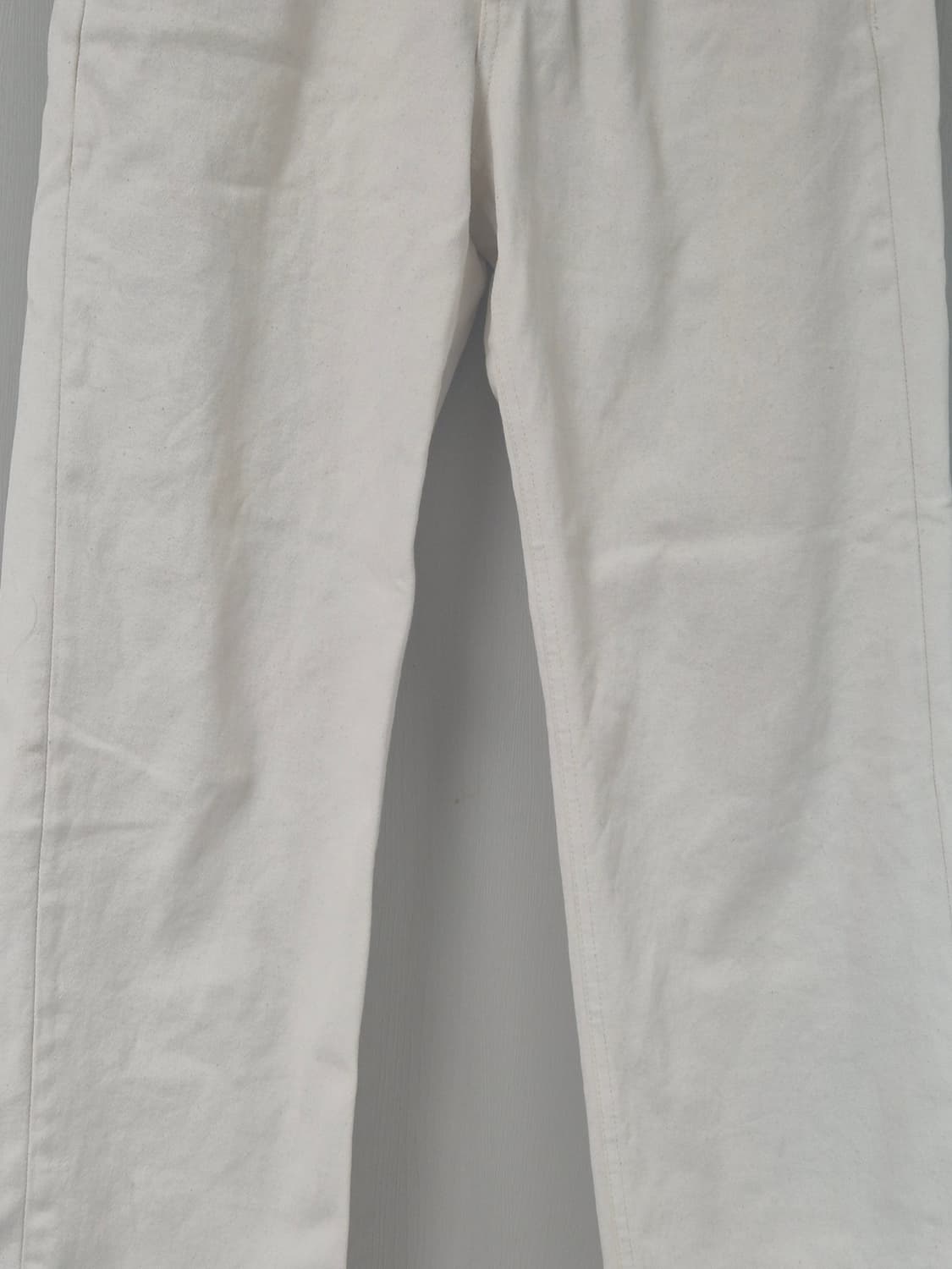 크림색 세미와이드 데님 30인치(이쁨) 상품이미지4