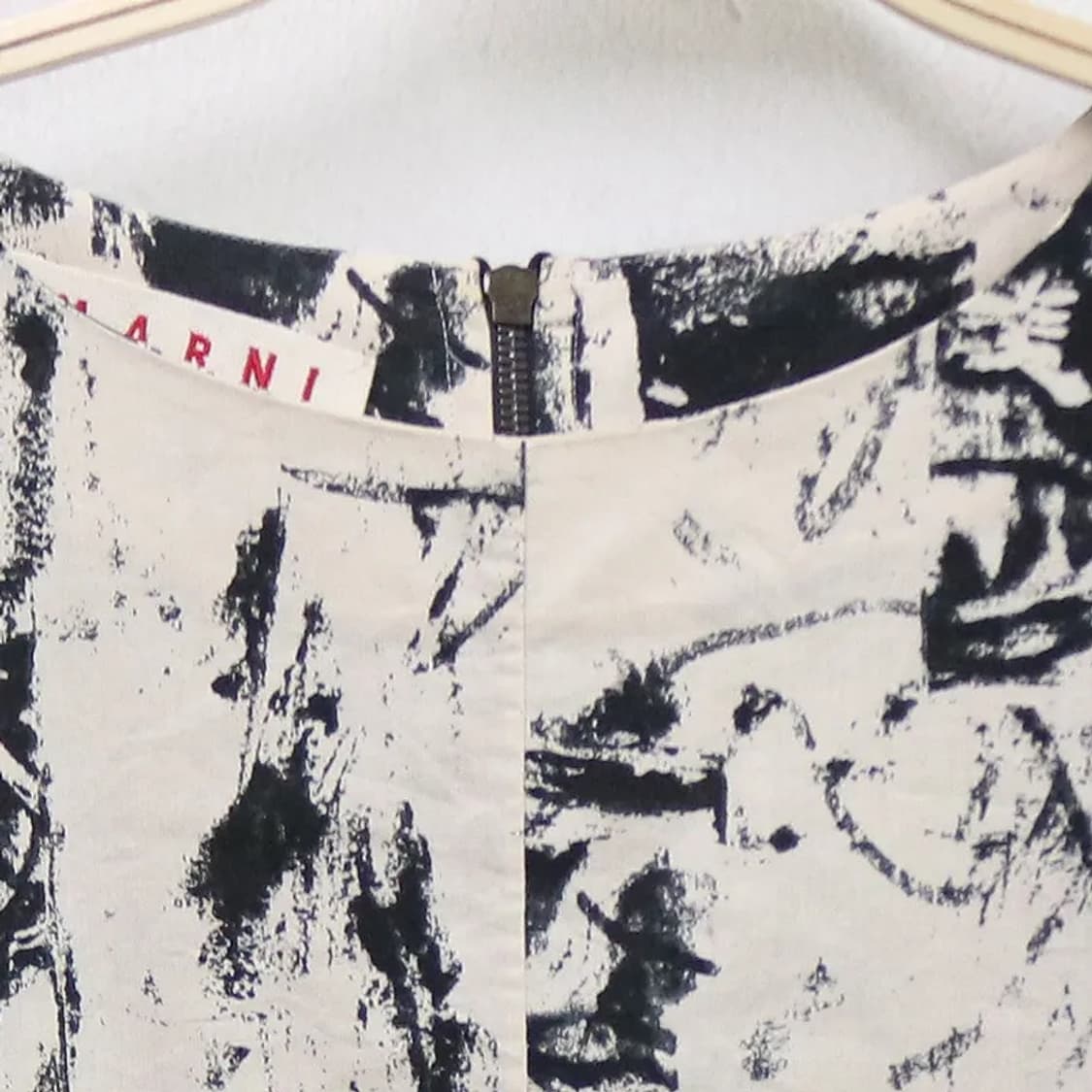 마르니 패턴 뒷지퍼 블라우스 52894 상품이미지3