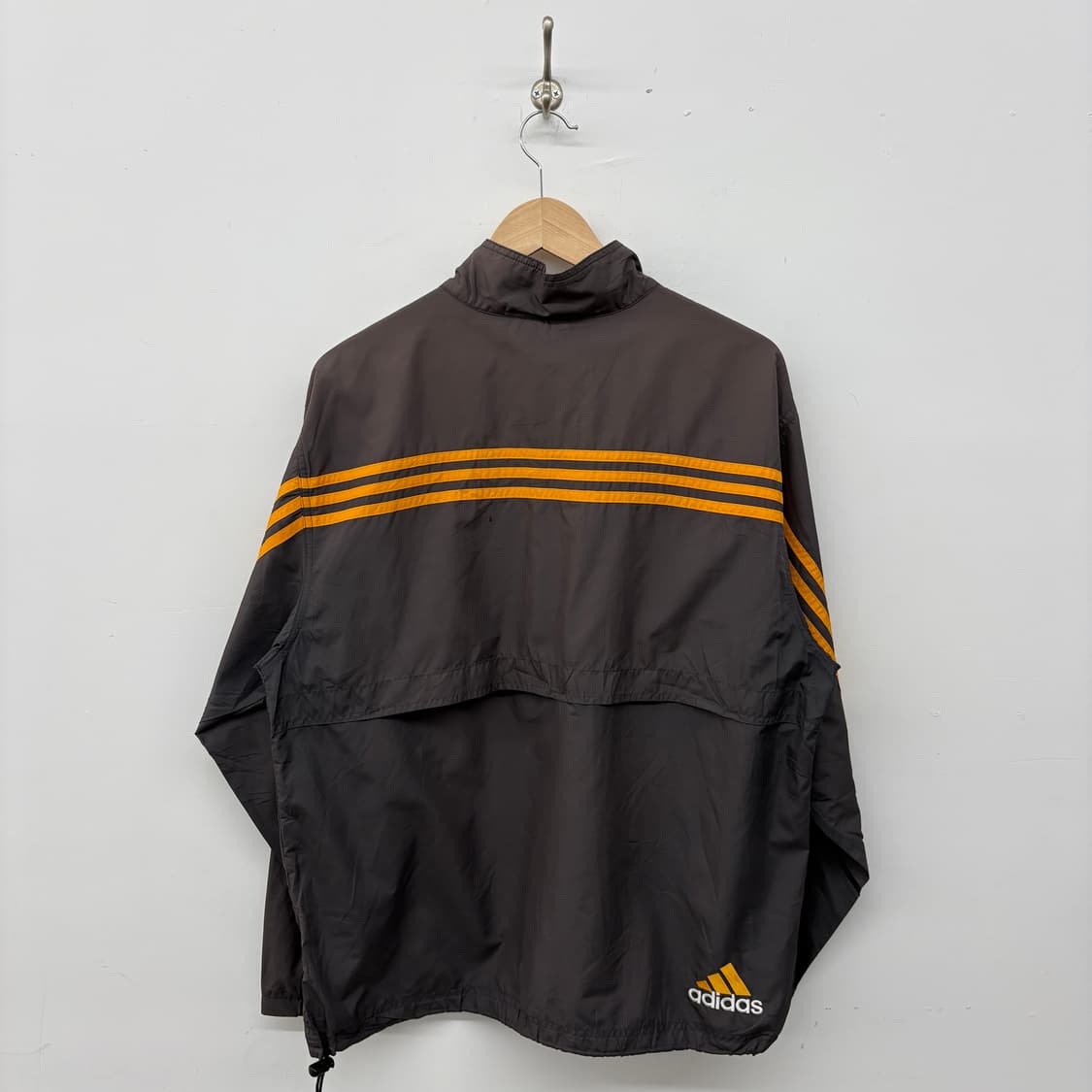 아디다스 아노락 바람막이 풀오버 브라운 남성 L 상품이미지4