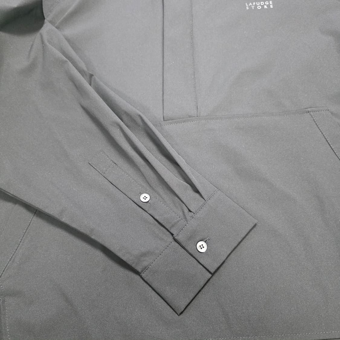 0773 라퍼지스토어 블랙 아노락 바람막이 L 오버핏 스트릿 상품이미지4