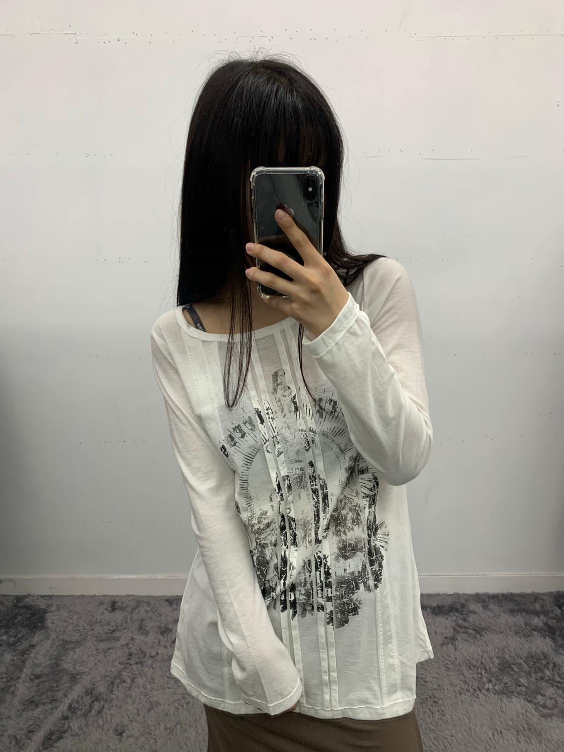 Sabase y2k 프린팅 롱슬리브 상품이미지1