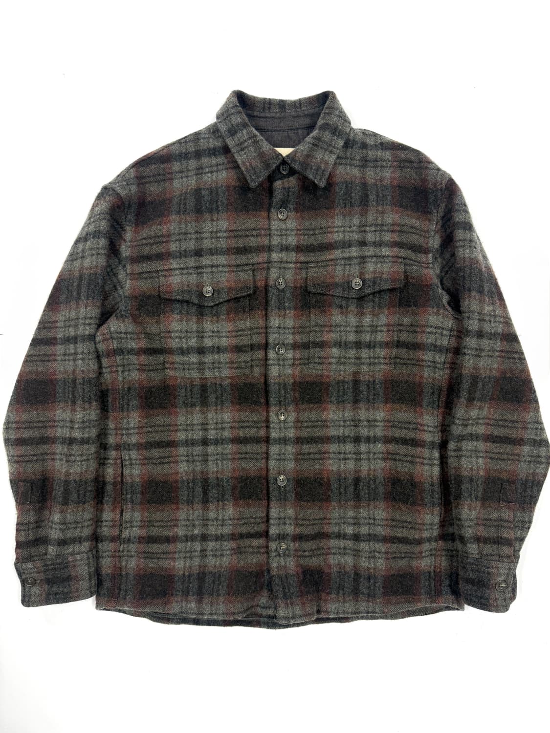 빈폴 울 블랜드 체크셔츠 자켓 상품이미지1