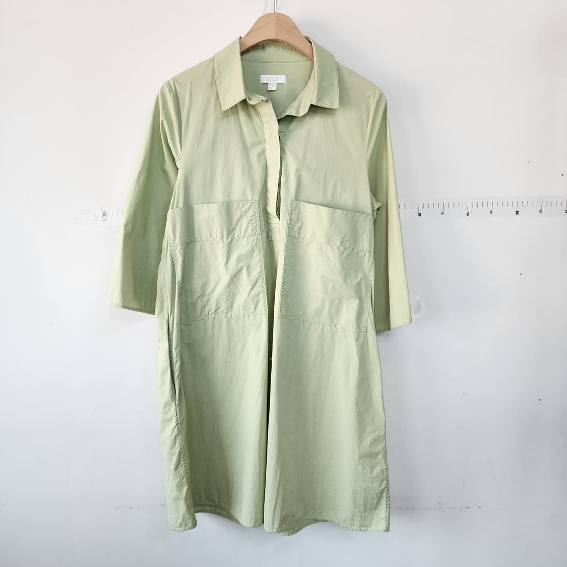COS 코스 그린 셔츠 원피스 상품이미지1