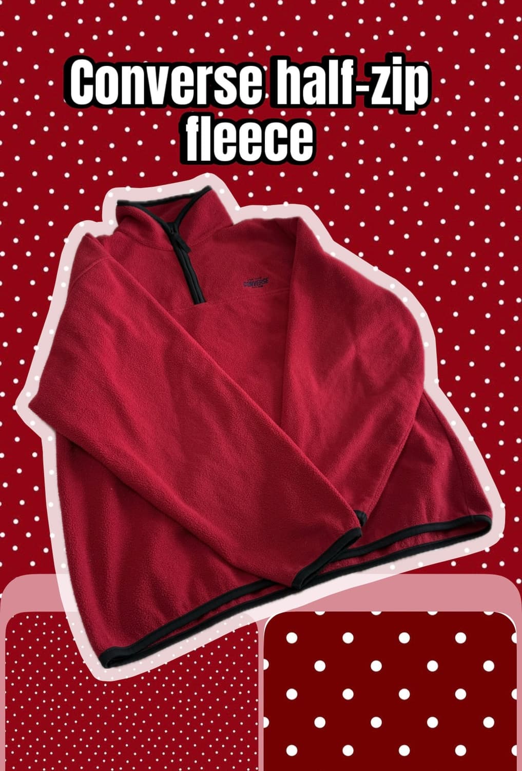 컨버스 아노락 후리스 상품이미지1