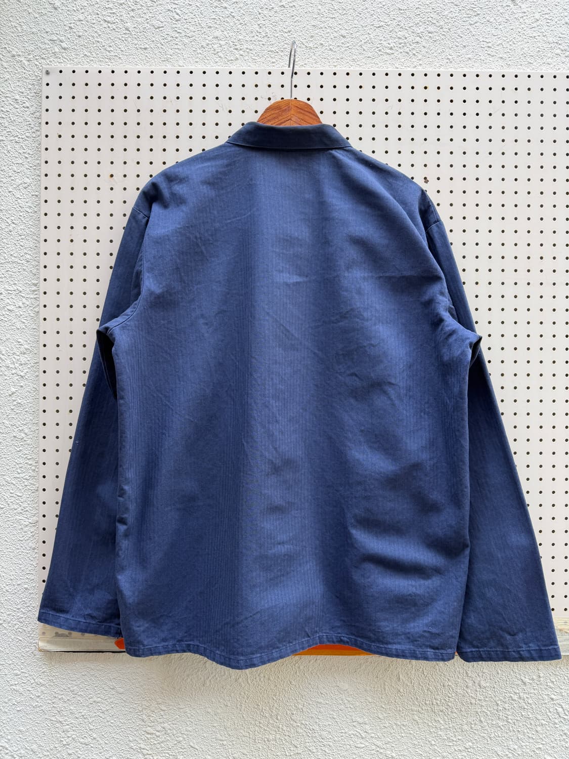 WASHED BLUE OLD VINTAGE HBT 헤링본 프렌치워크자켓 상품이미지2