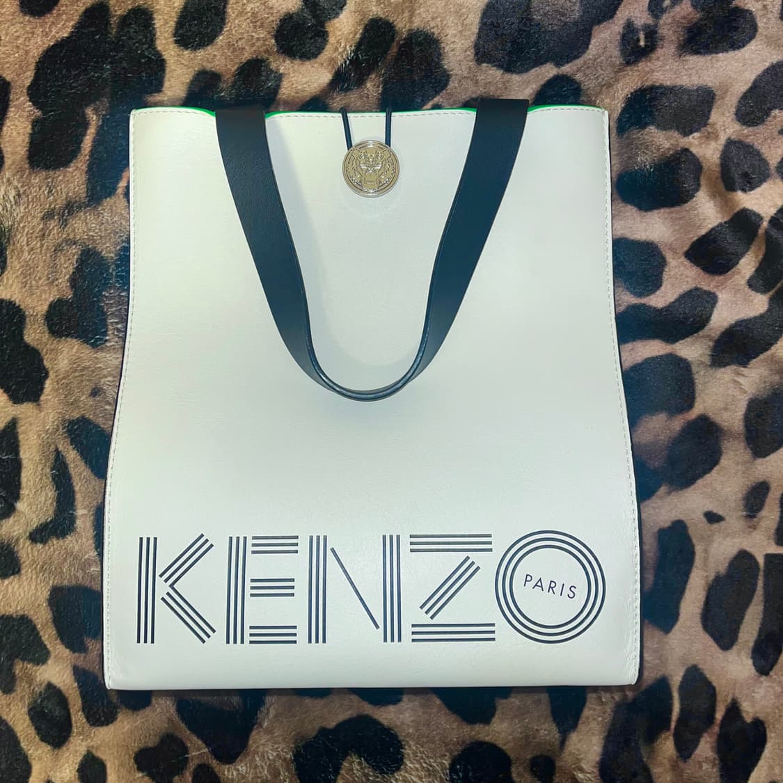 [남녀공용]겐조 h&m 콜라보레이션 가죽쇼퍼백 상품이미지1