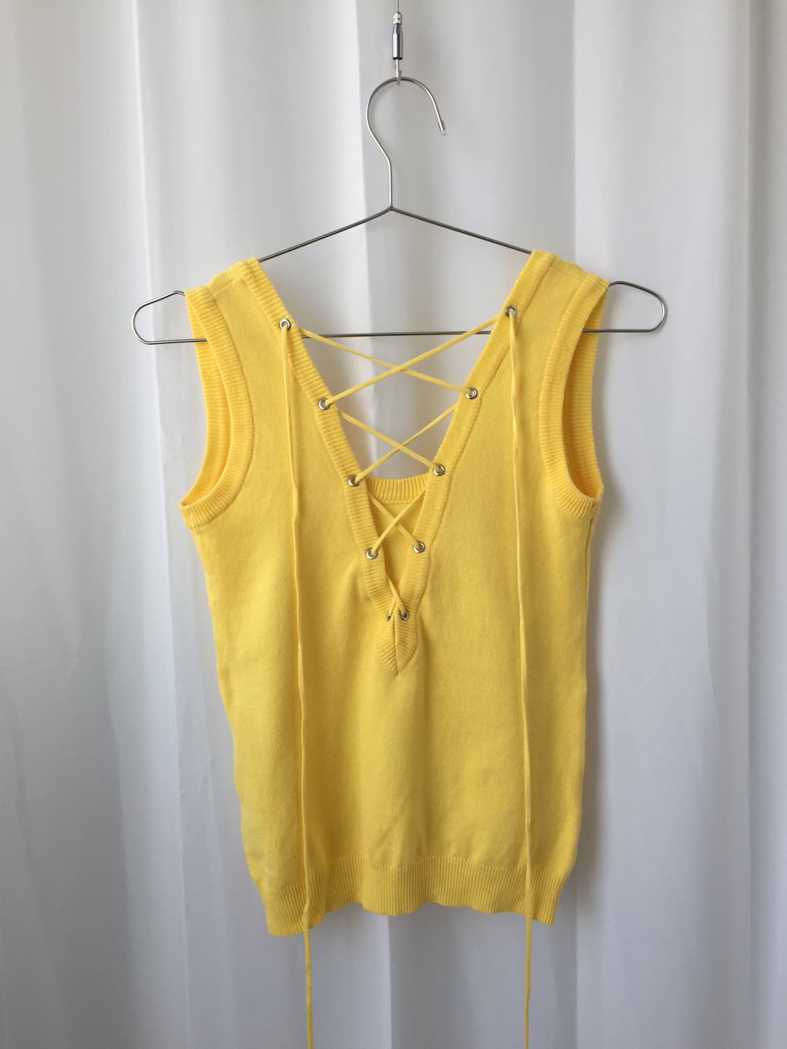 [vintage] yellow sleeveless 상품이미지3