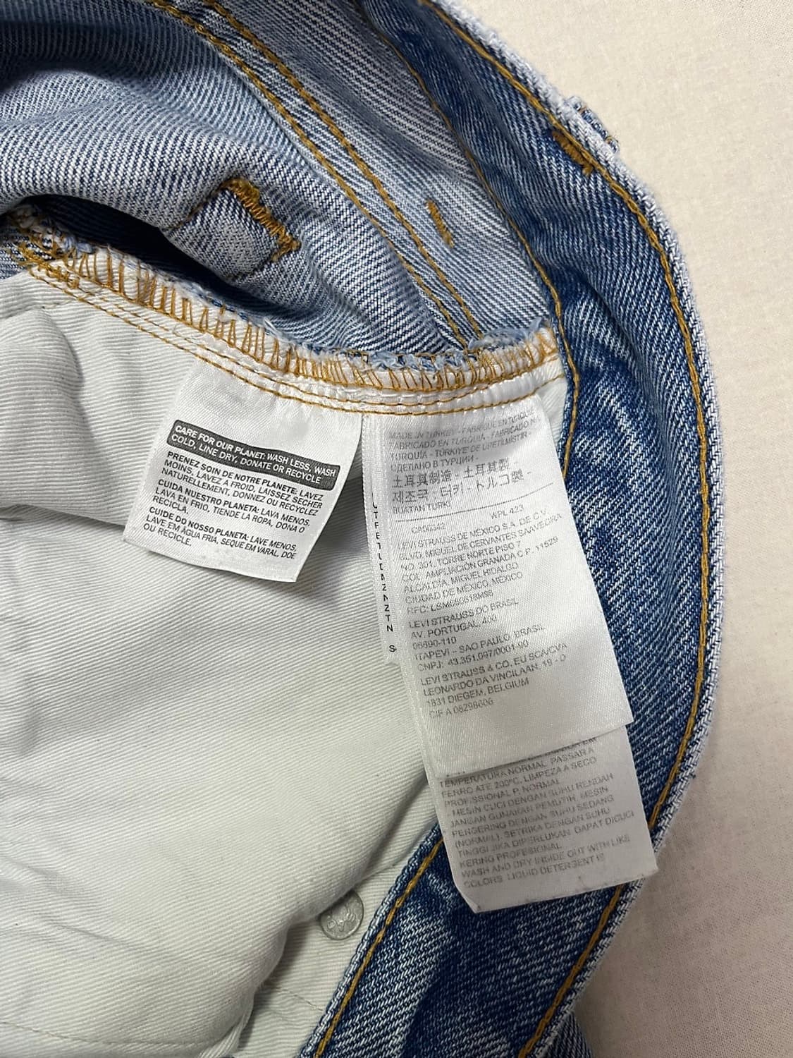 [32] lvc 554 연청 데님 팬츠 상품이미지4