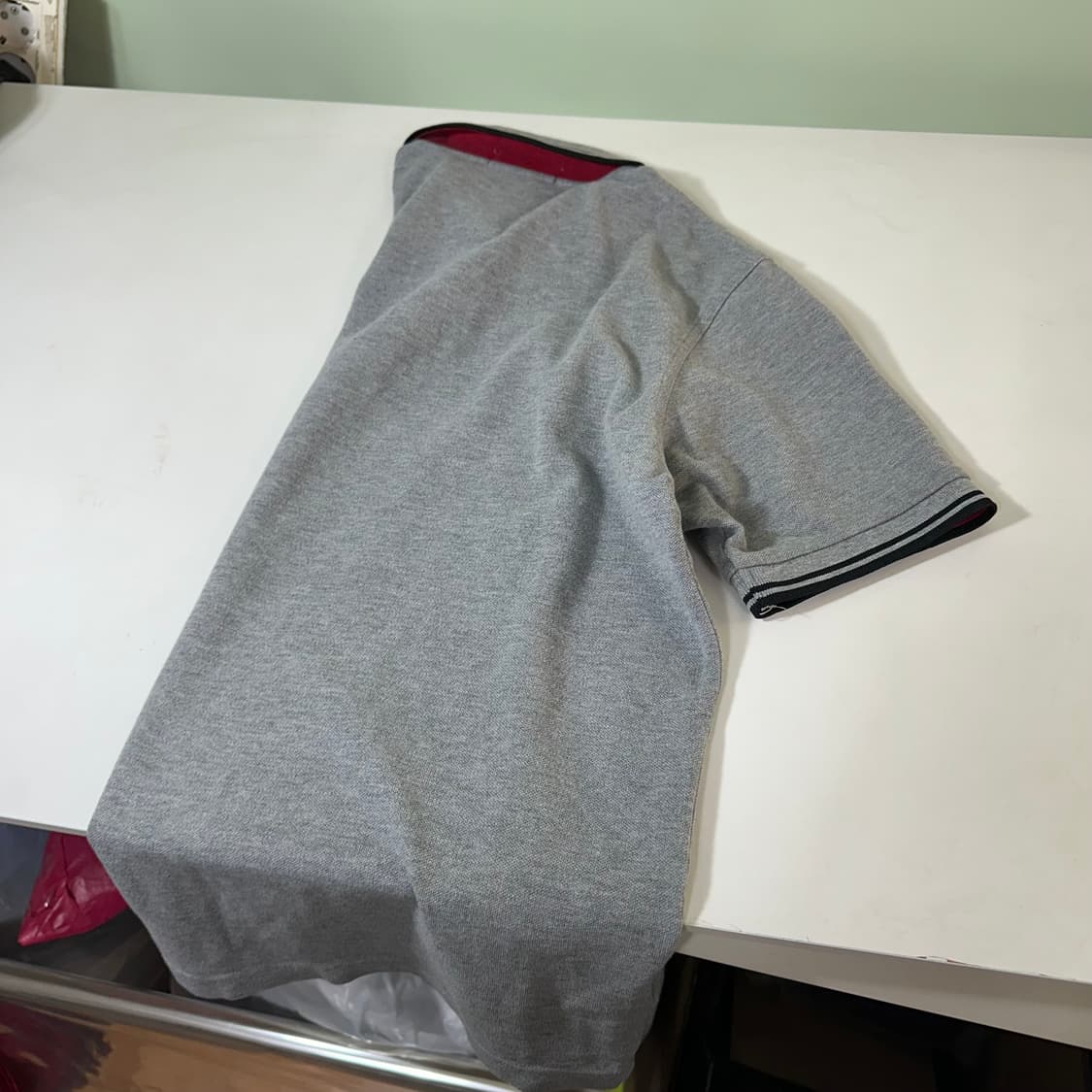 우먼M 프레디프레 그레이 깃털로고 PK 반팔카라티 상품이미지5