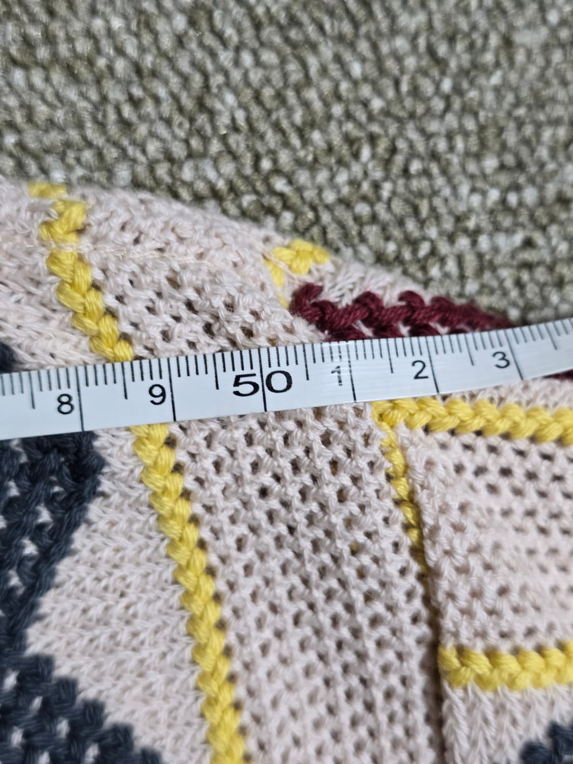 타임원클로딩 부처프로덕츠 패턴 서머니트 엣라코 엣라스트 니트42 새제품
 상품이미지7