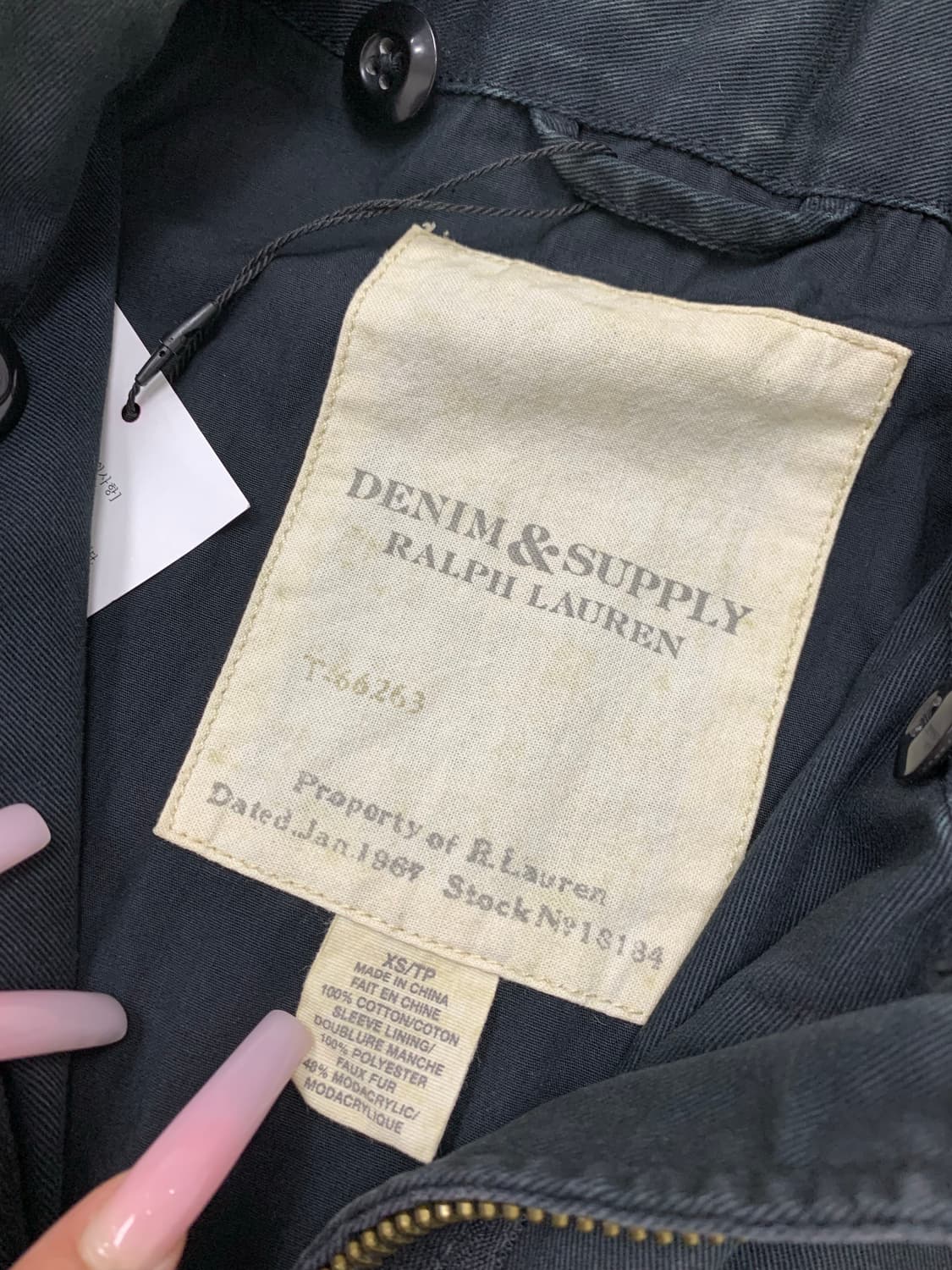 데님앤서플라이 블랙 자켓 #558 상품이미지4