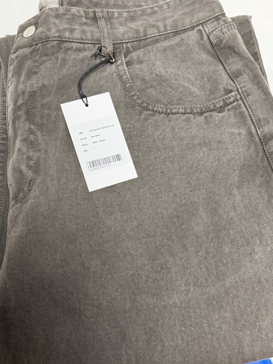 (L) 마이라이브러리 가먼트 다이드 팬츠 상품이미지3