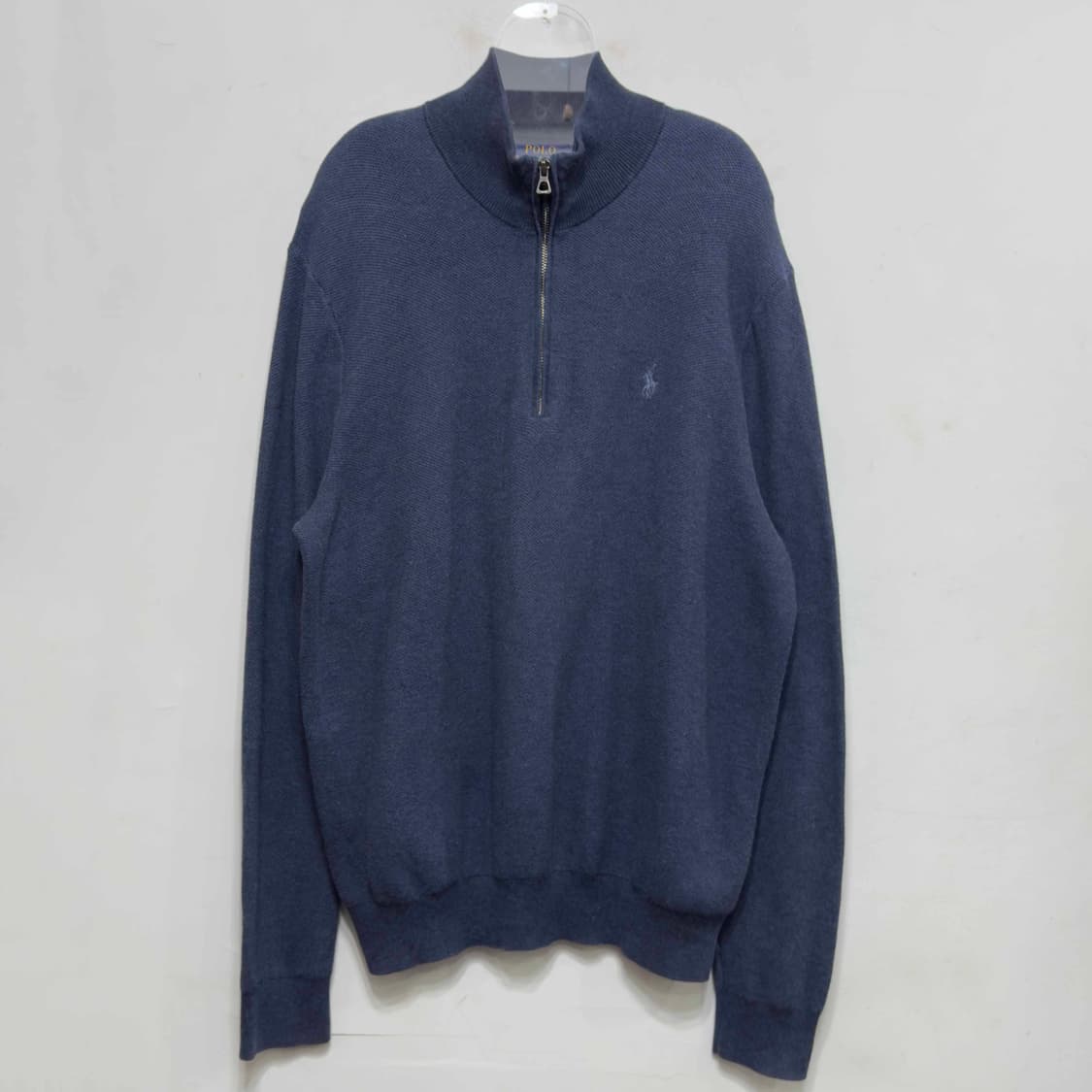 폴로 랄프로렌 피마코튼 하프집업 니트 상품이미지1