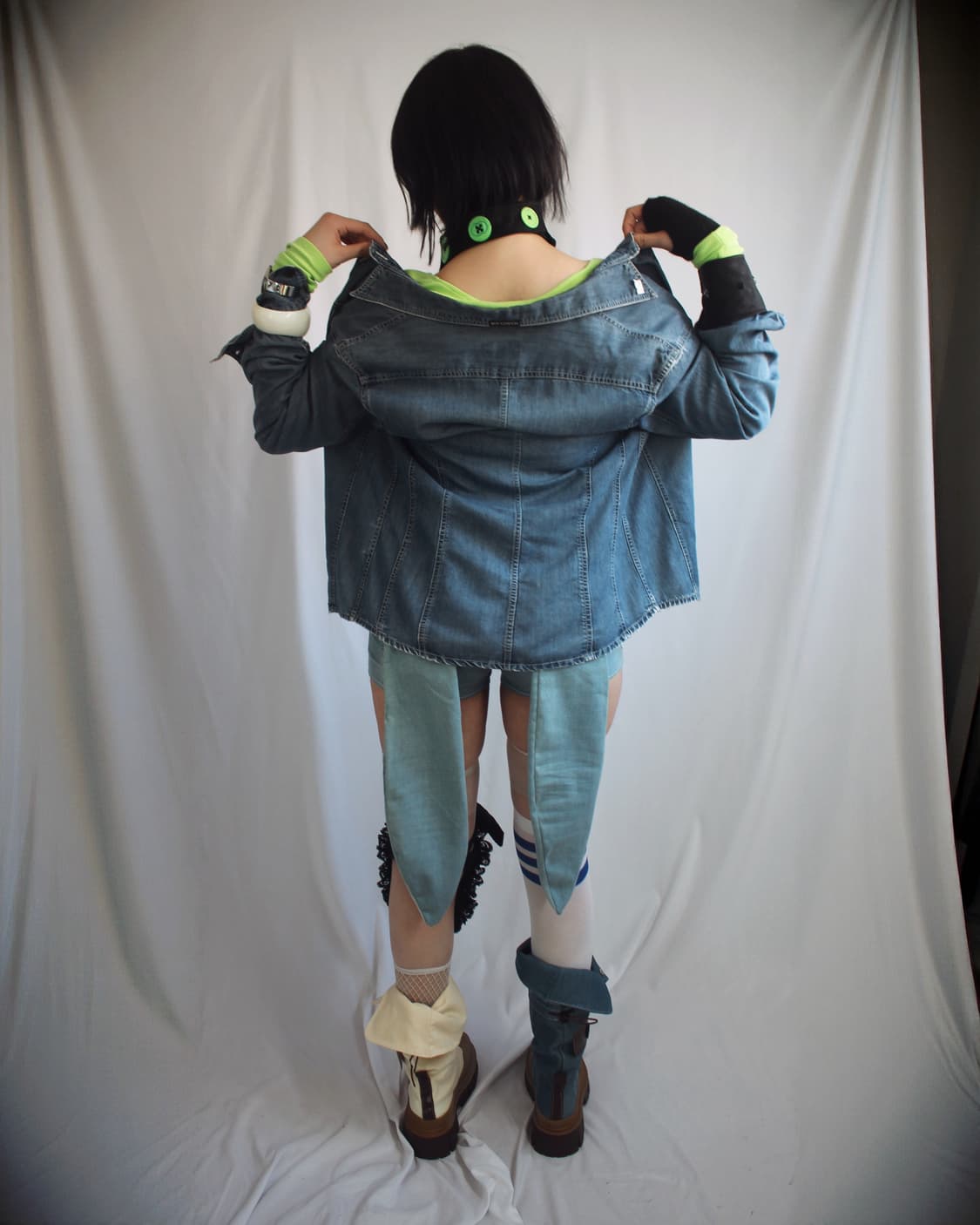 BOY LONDON collar charm denim y2k shirt 상품이미지7