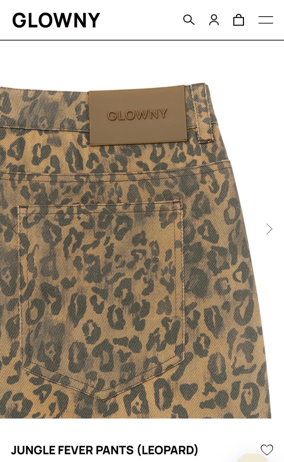 글로니 레오파드 팬츠 상품이미지4