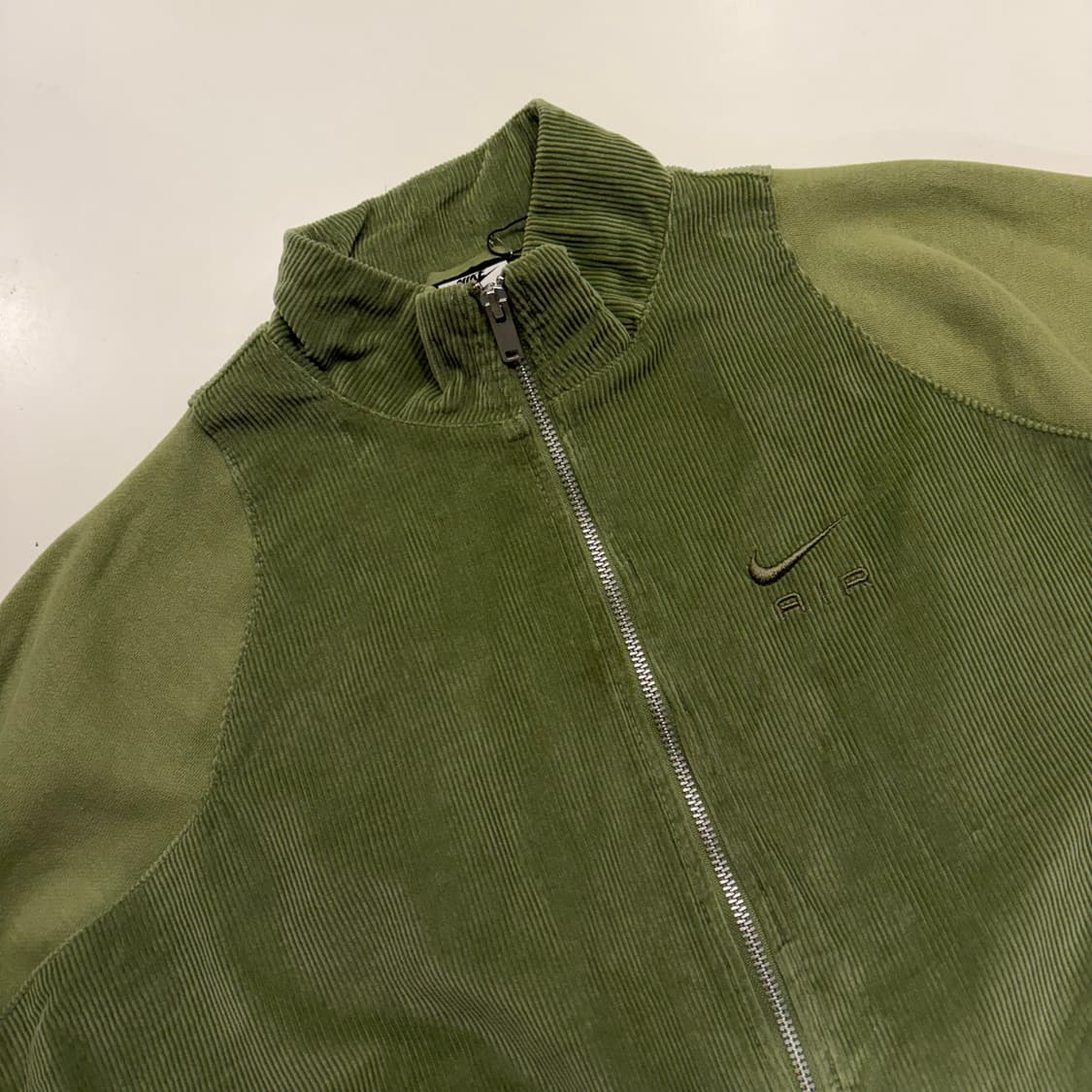 [S] 나이키 에어 코듀로이 그린 집업 자켓 B735 상품이미지3