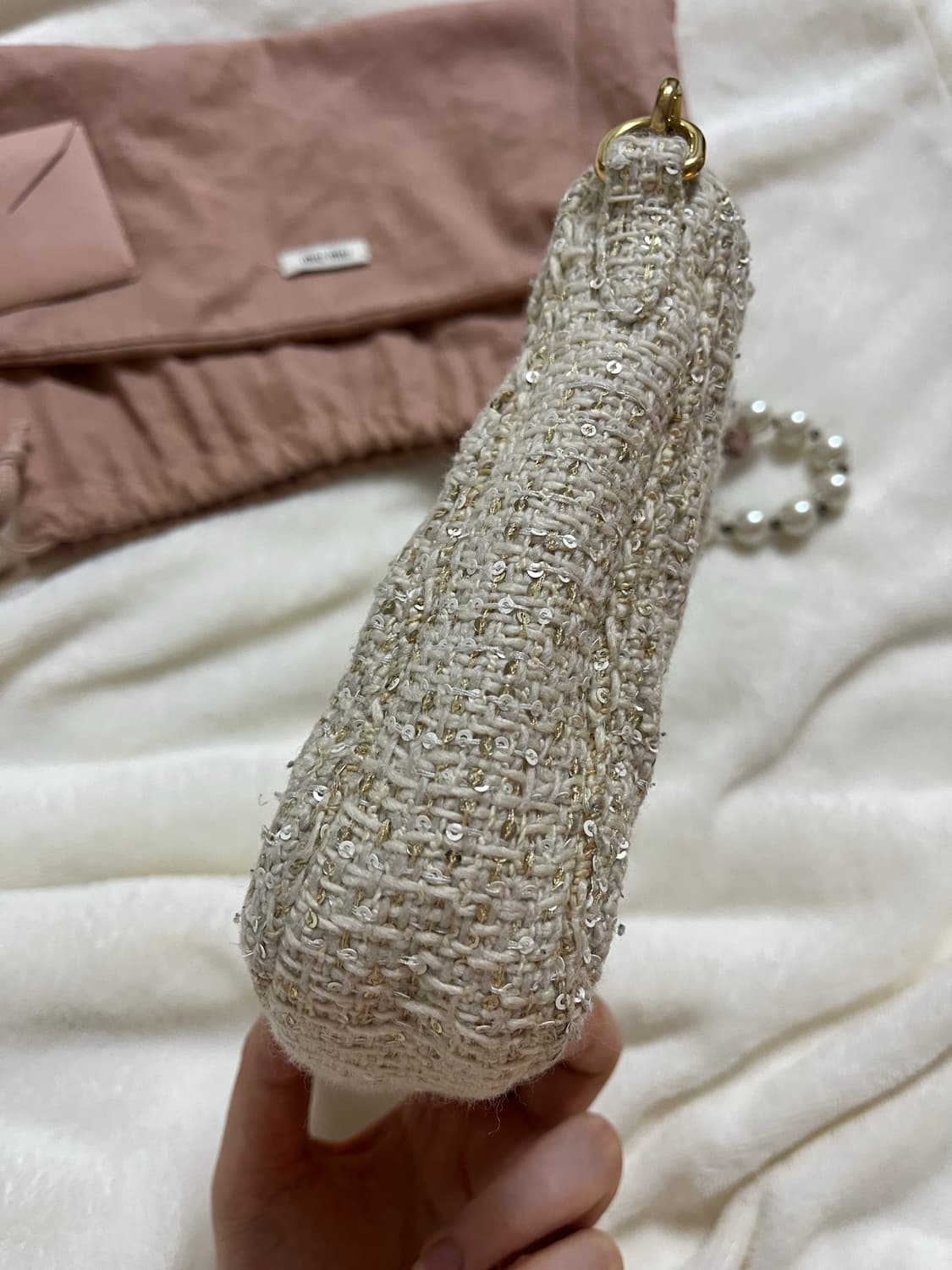 [정품] 미우미우 숄더백 크로스백 가방 백 트위드  상품이미지4