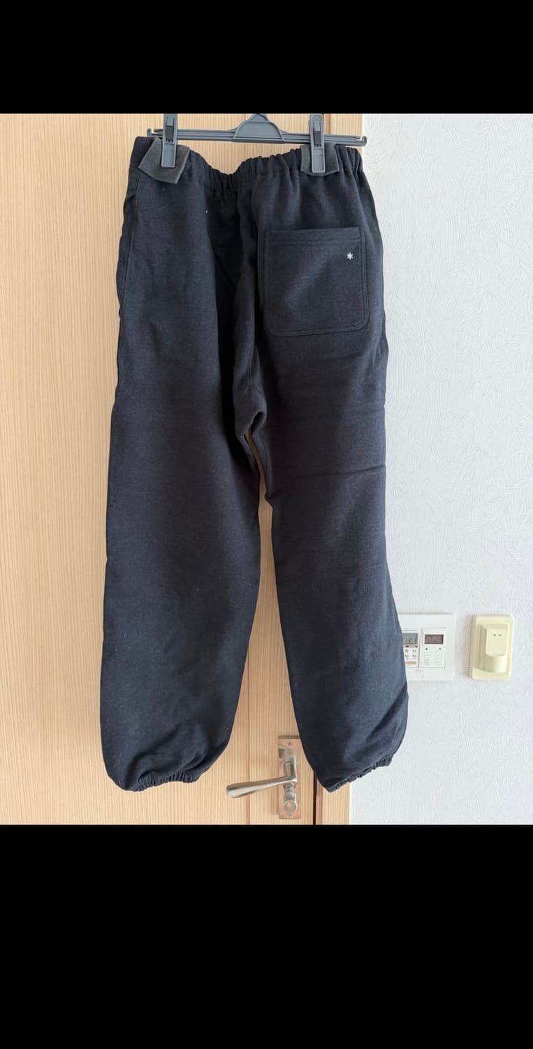 스노우피크재팬 리사이클 코튼 스웻팬츠 블랙 L 상품이미지2