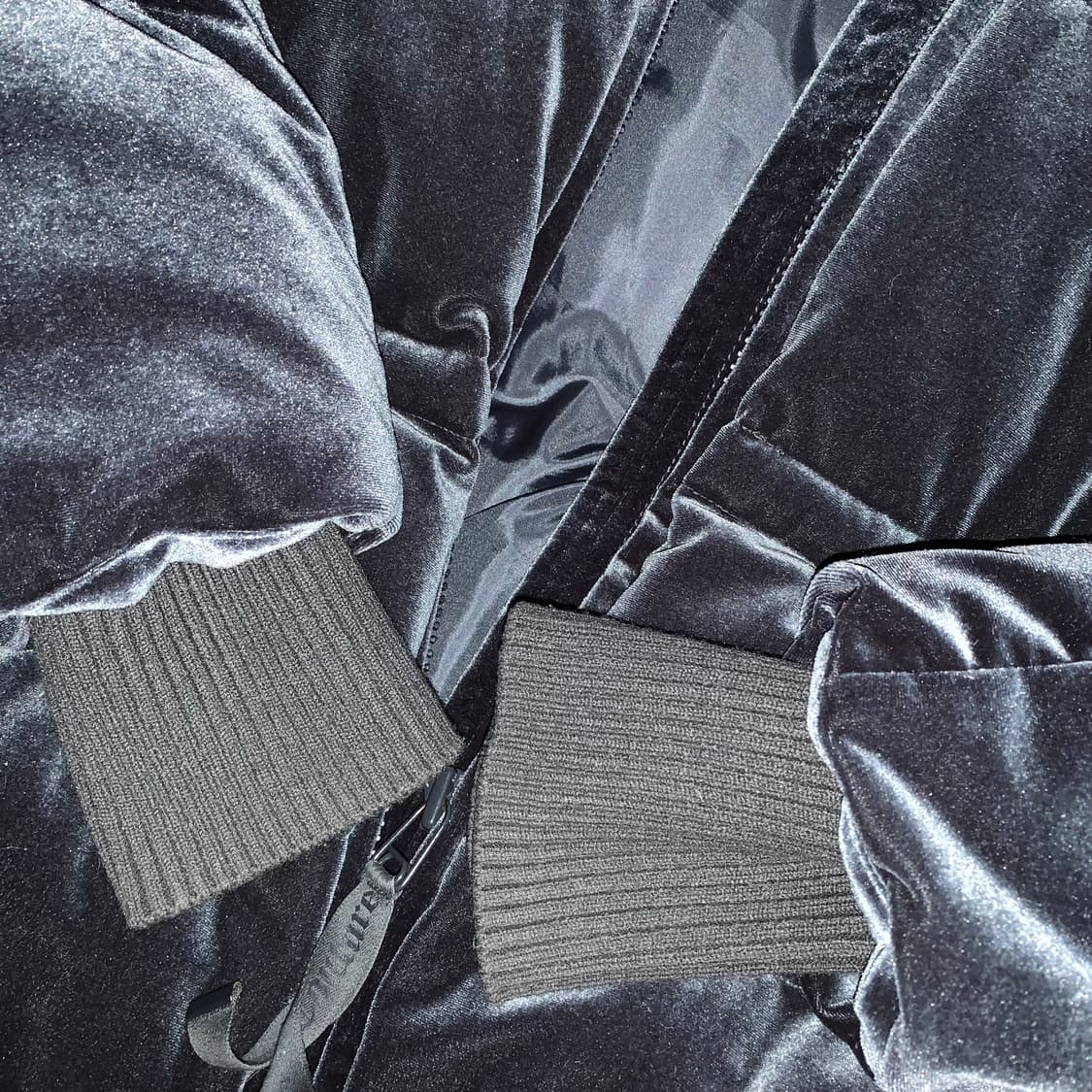 🎄쥬시꾸뛰르 딥그린 벨벳 갸루 y2k 패딩🎄 상품이미지4