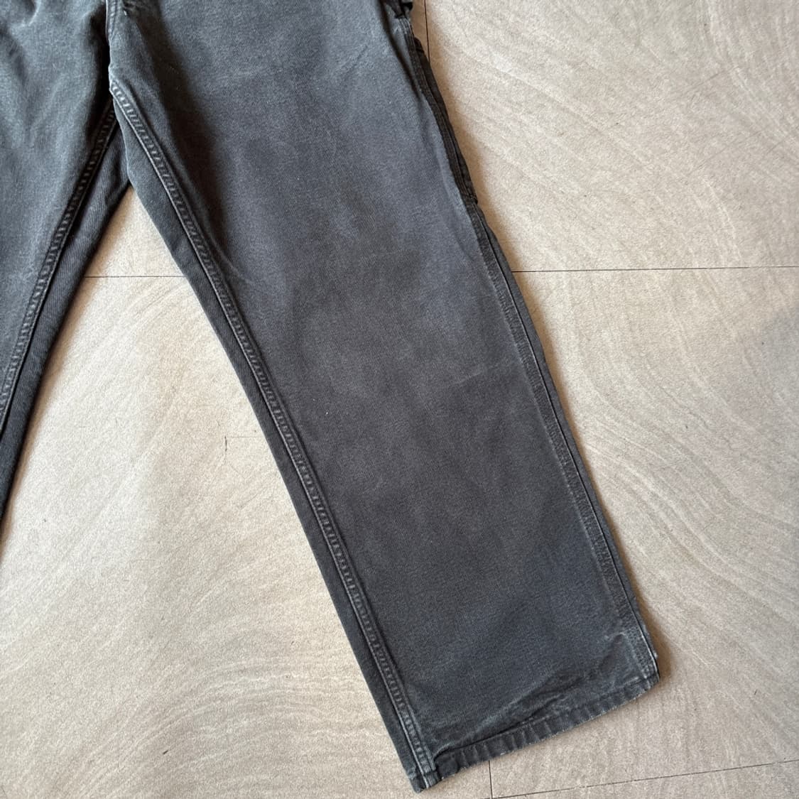 칼하트 오리지널 블랙 싱글니 카펜터 팬츠 바지 상품이미지8