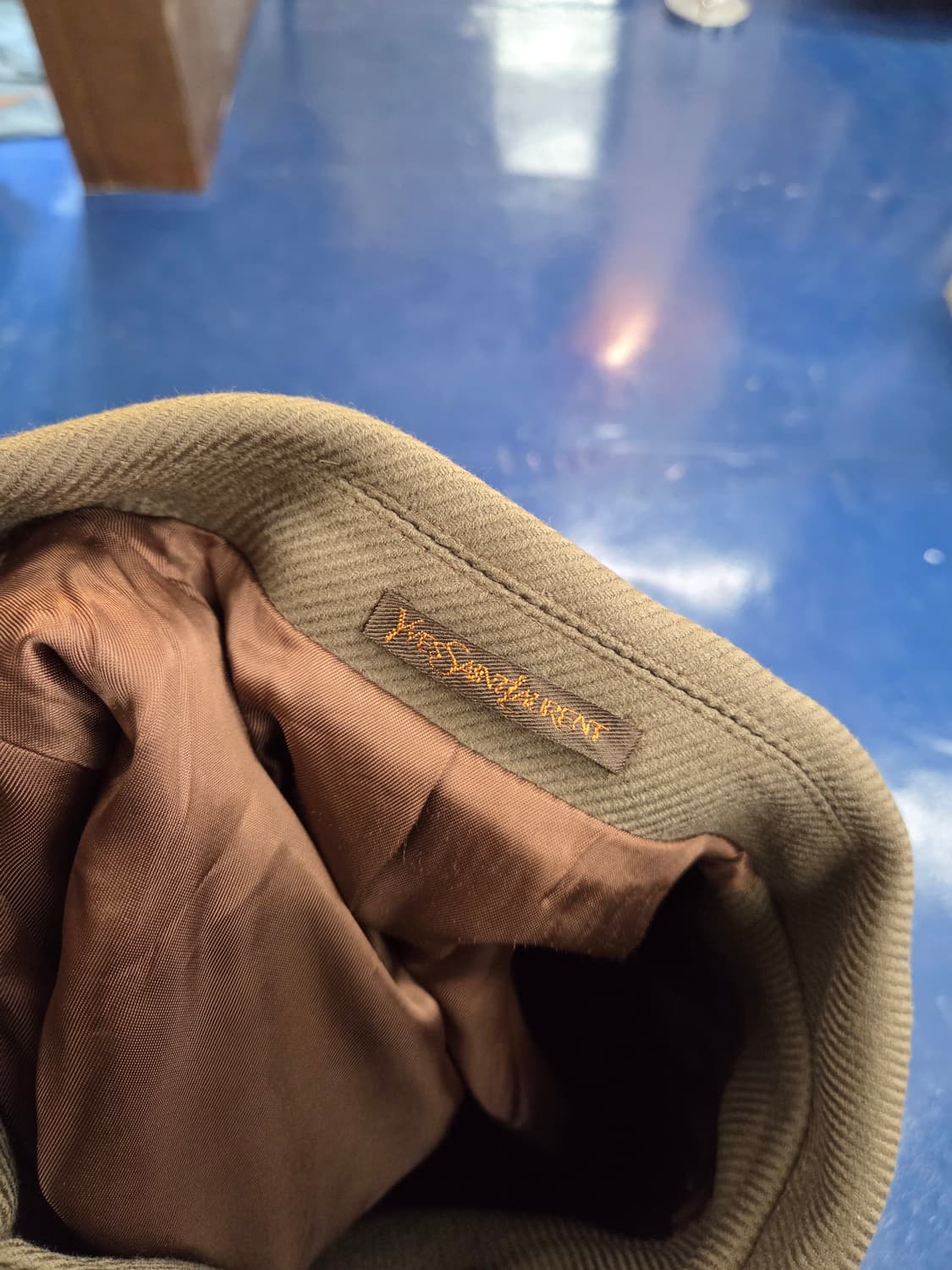 2000s YSL 입생로랑 베이지 롱 코트 상품이미지7