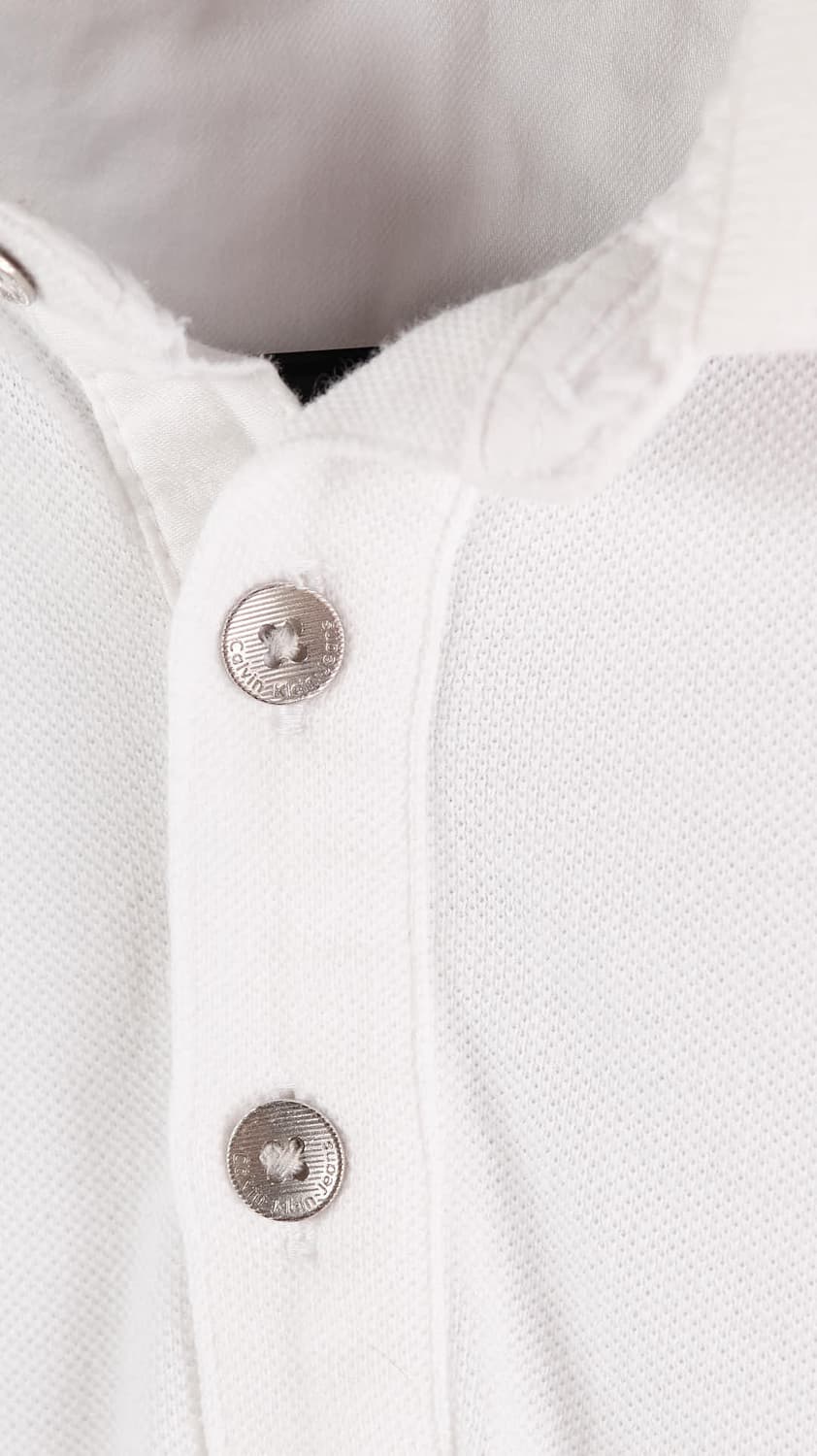 캘빈클라인 흰색 반팔카라티 상품이미지3