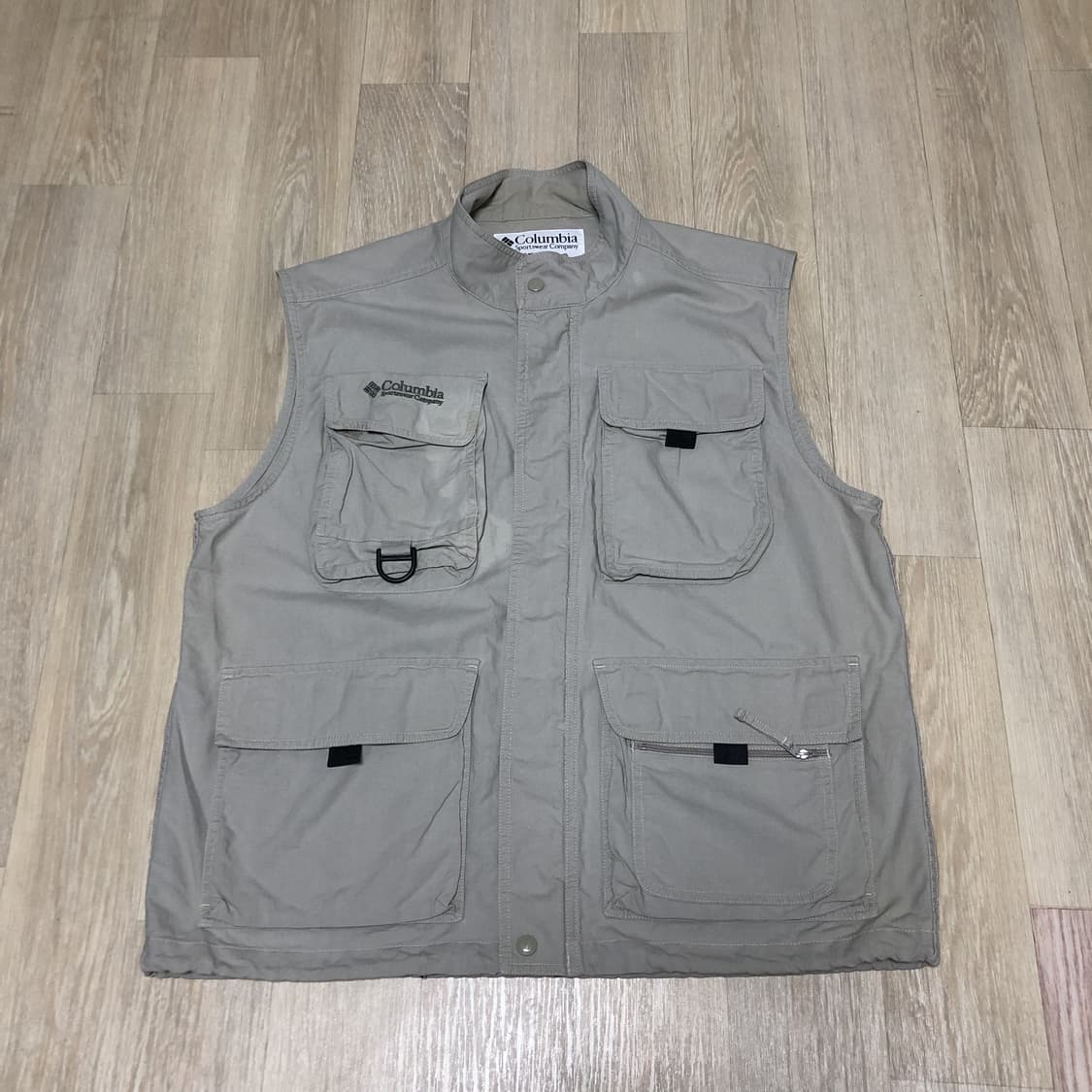 (100) 컬럼비아 COLUMBIA 캔버스 아웃도어 피싱 베스트 조끼 상품이미지1