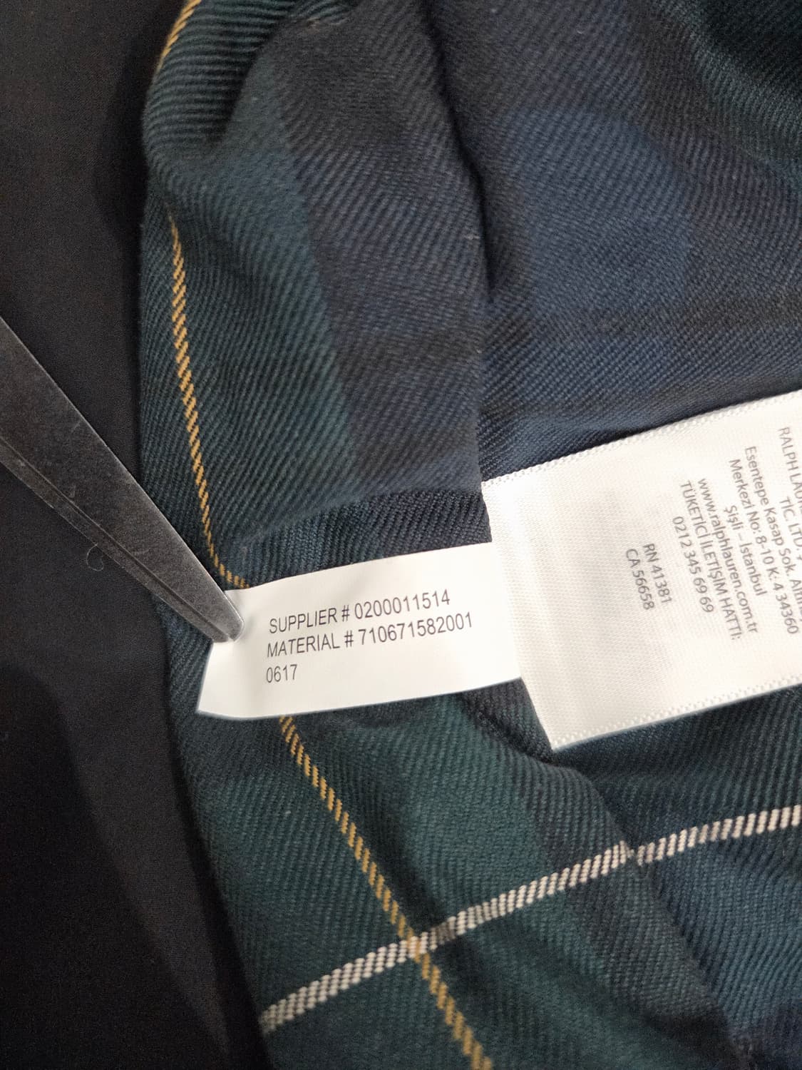 폴로 랄프로렌 블랙 블루종 자켓_M 상품이미지10