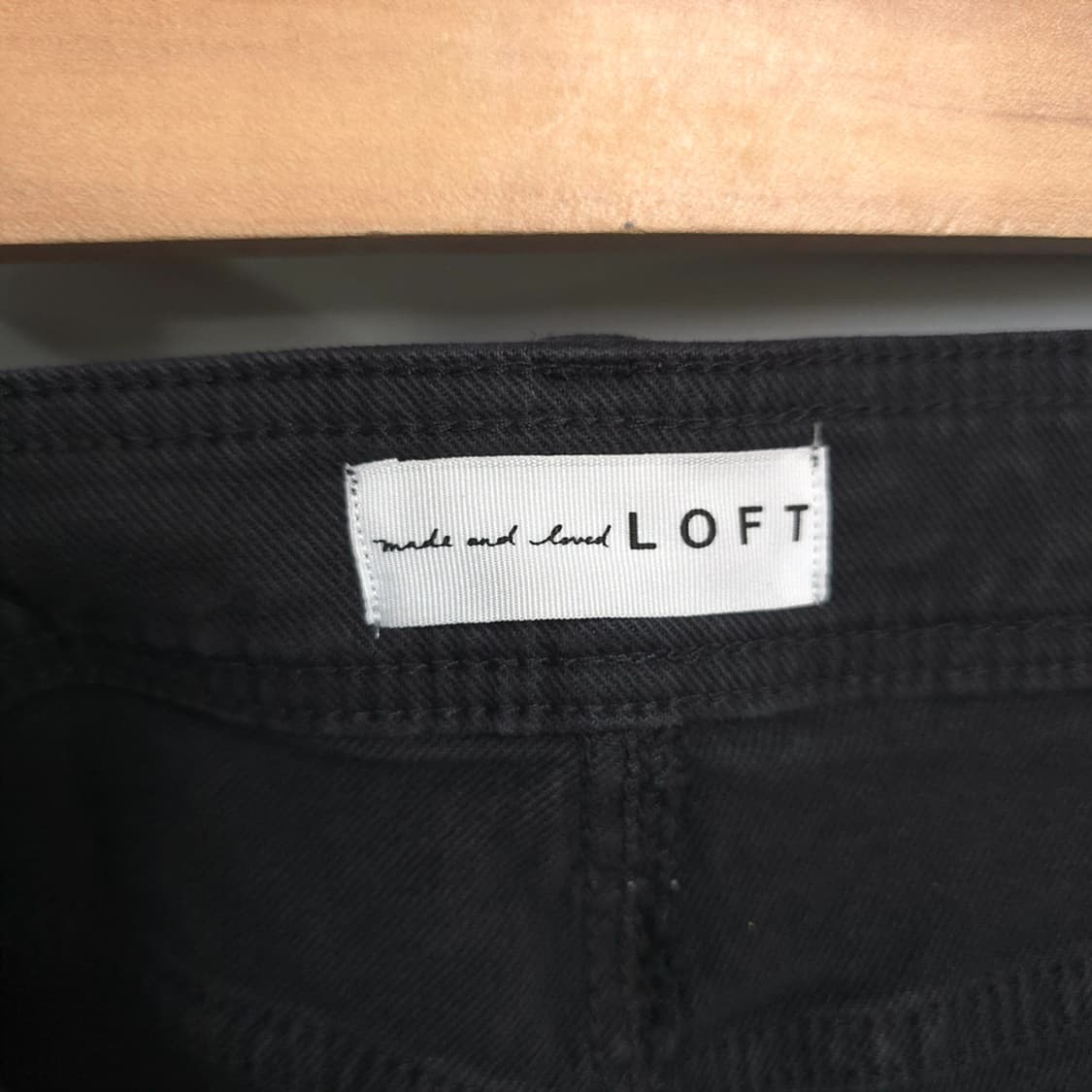 미사용새제품 ) 여성 LOFT 로프트 블랙 와이드 팬츠 31 상품이미지6