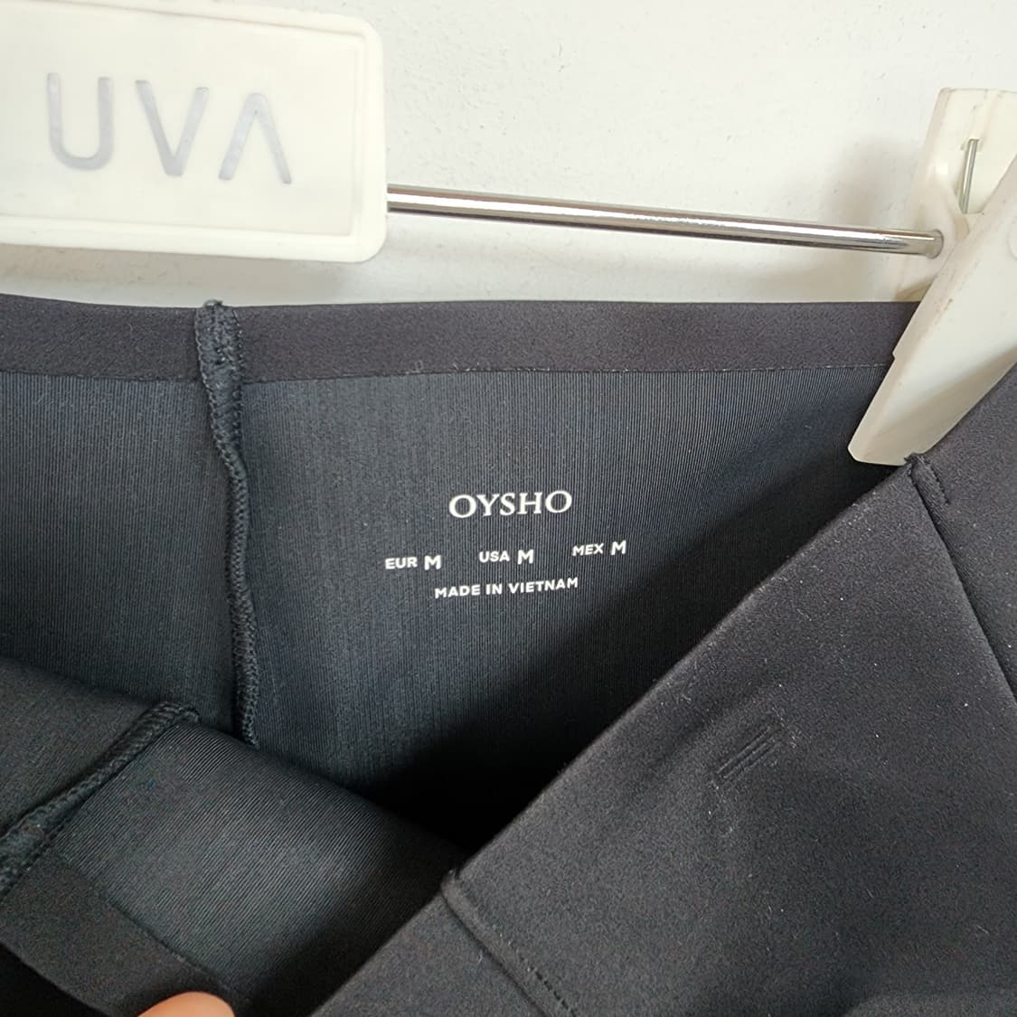 OYSHO 블랙 와이드 롱 슬랙스 바지 상품이미지4