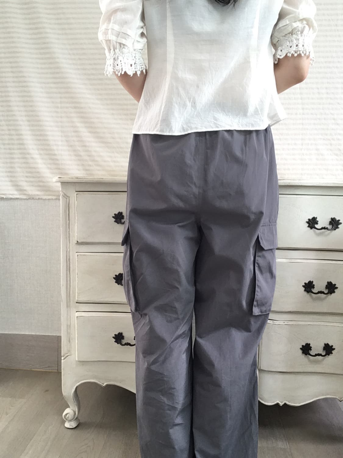 jpn vintage gray cargo pants 상품이미지3