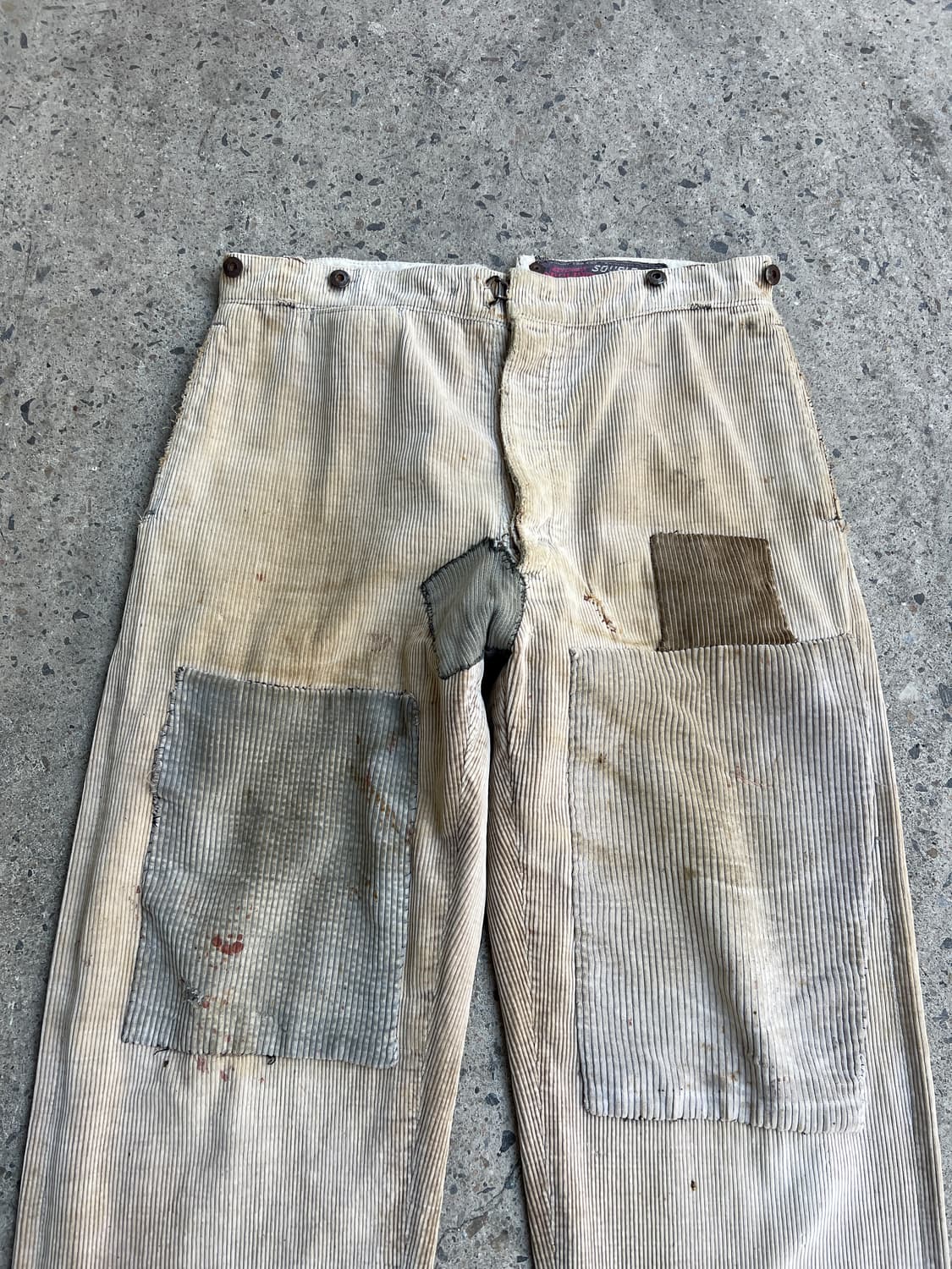 1940s Adolphe Lafont 프렌치 아돌프라퐁 코듀로이팬츠 상품이미지3