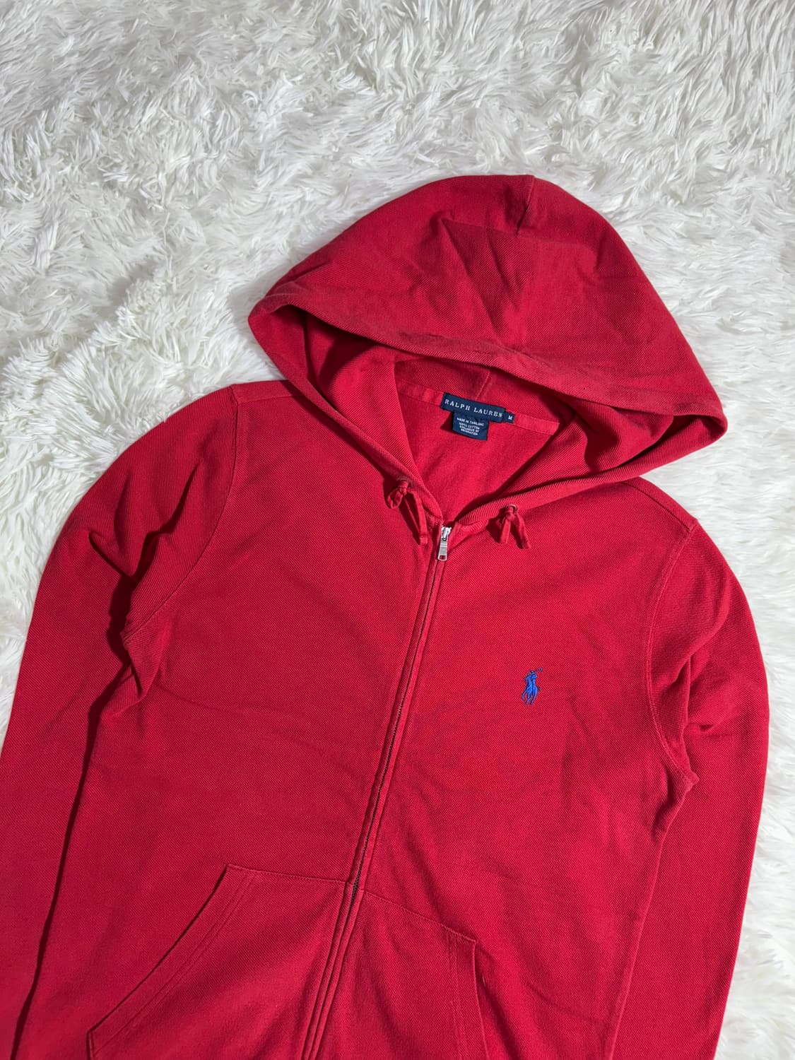 폴로 랄프로렌 레드 포니 후드집업  상품이미지4