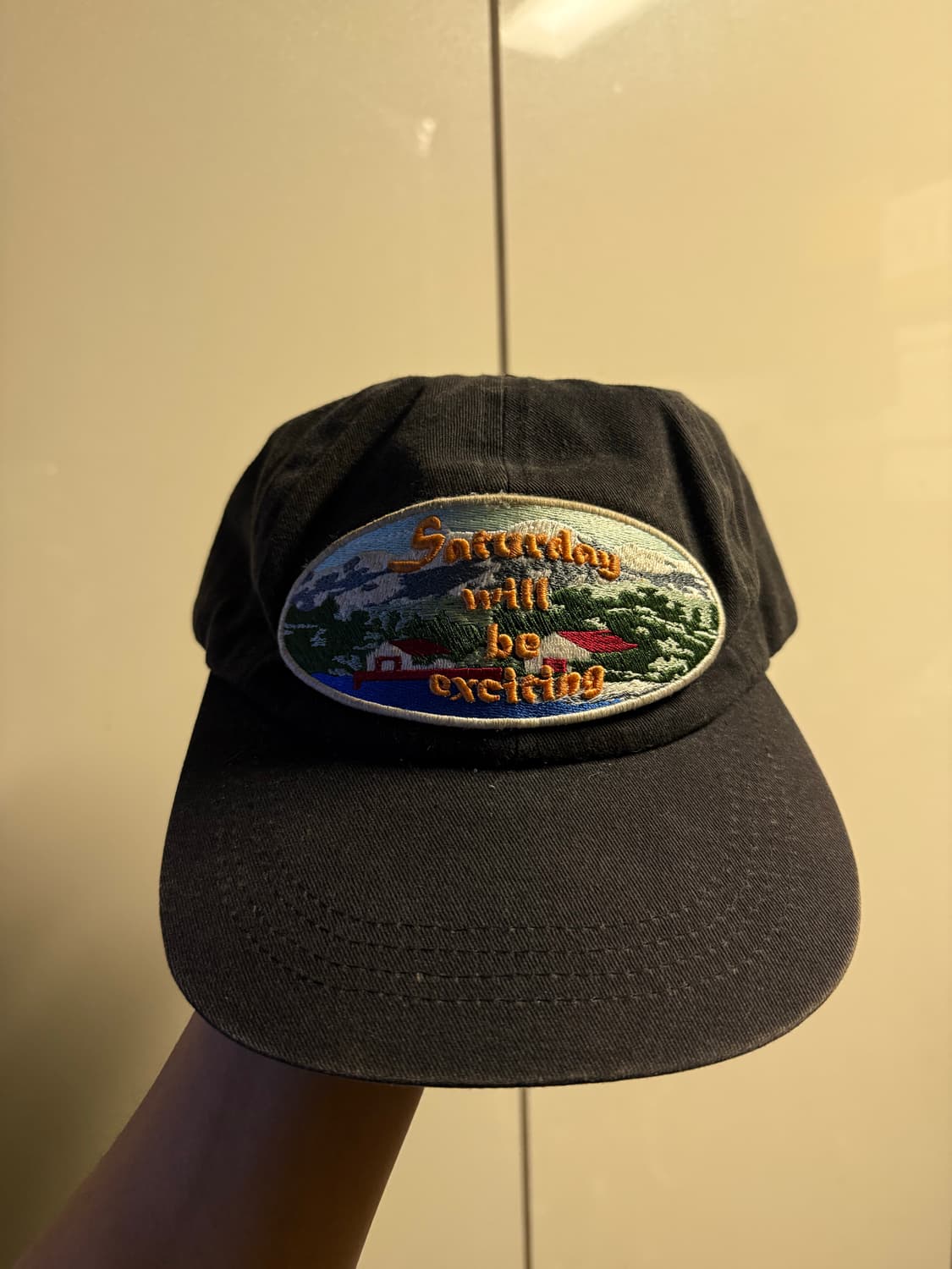 STU 패치 볼캡 모자 블랙 상품이미지2