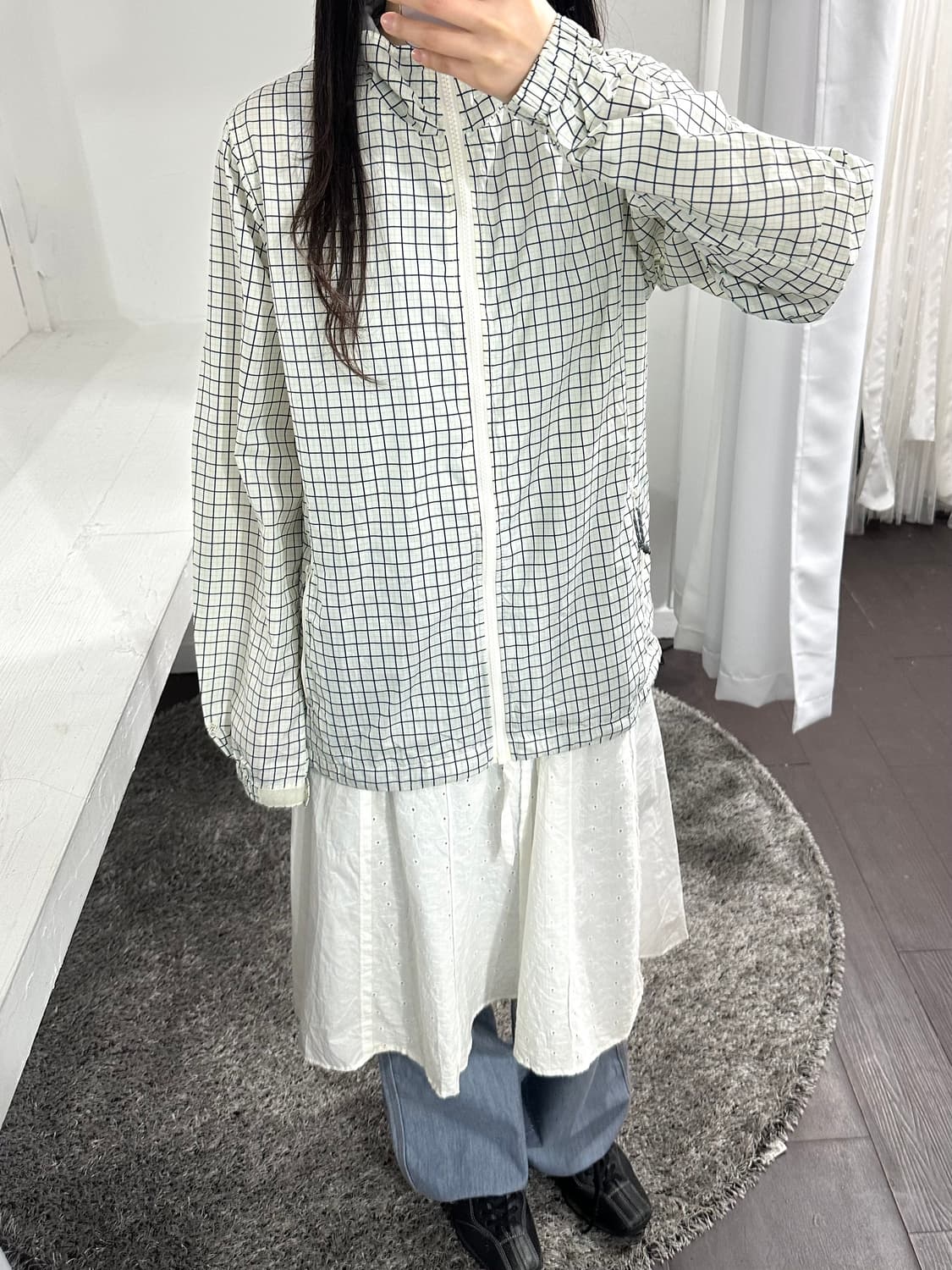 Columbia check jacket 상품이미지5