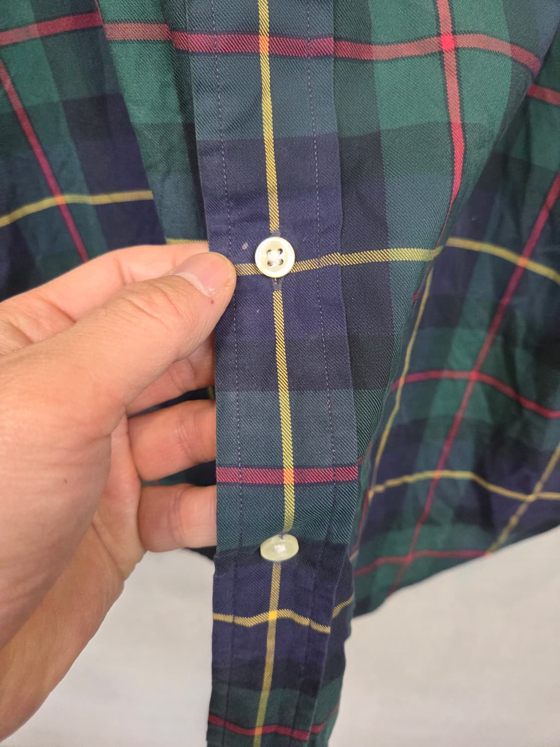 폴로랄프로렌 머서 체크 자수로고 셔츠긴팔 m 상품이미지6