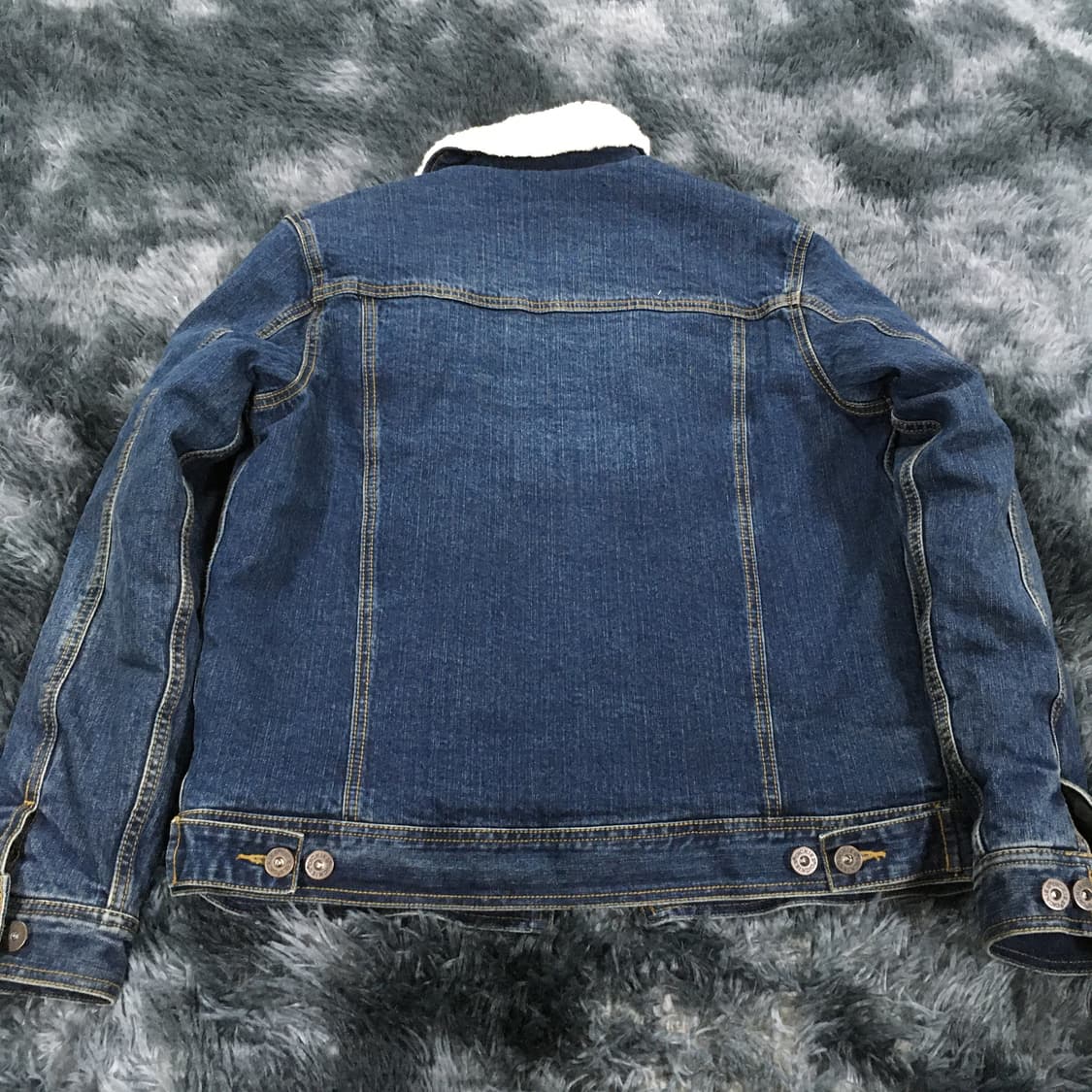 투티/0295 디키즈 쉐르파 데님 퍼 자켓 청 자켓 유니섹스 상품이미지6
