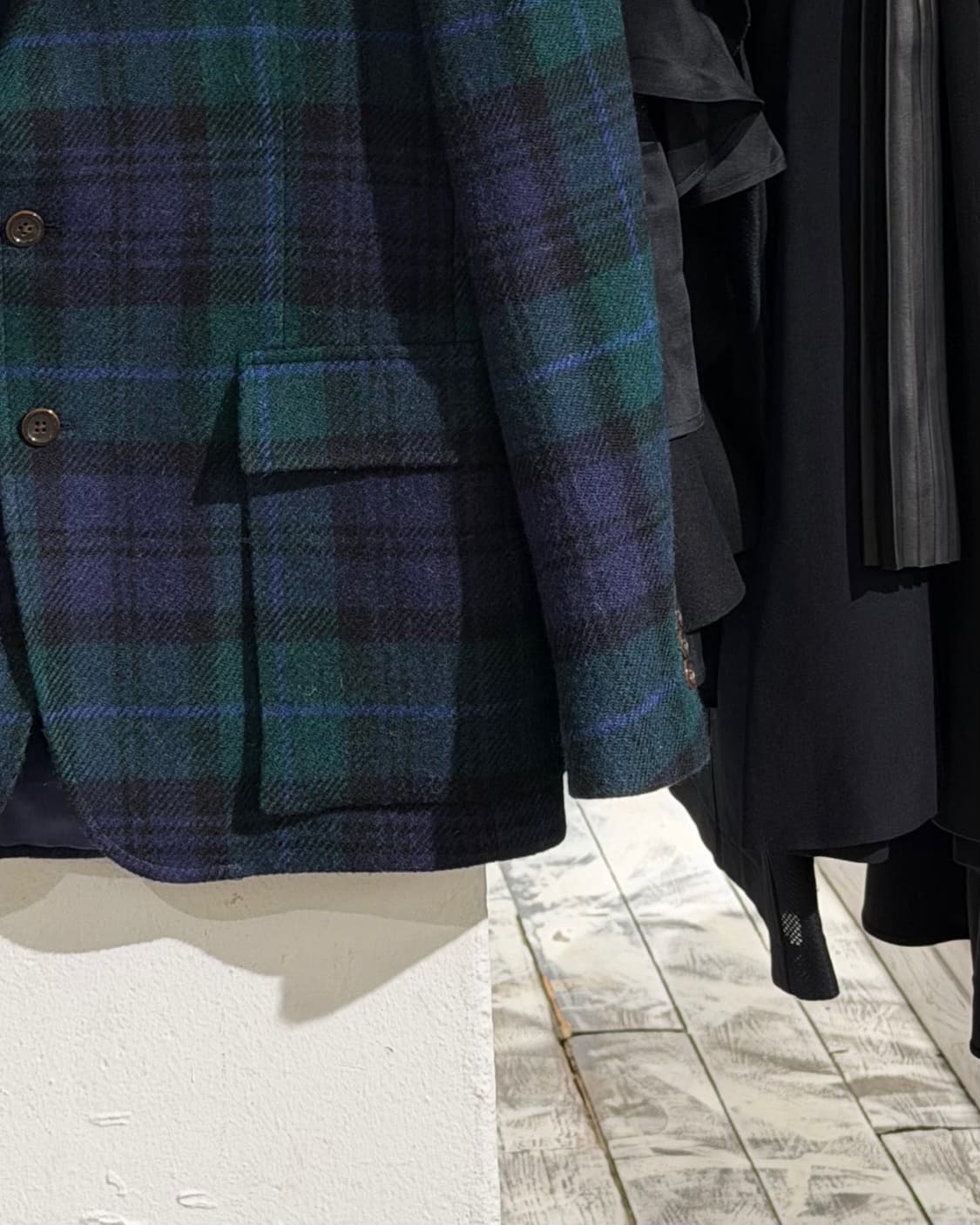 폴로 랄프로렌 그린 블랙와치 싱글 브레스티드 자켓 상품이미지6