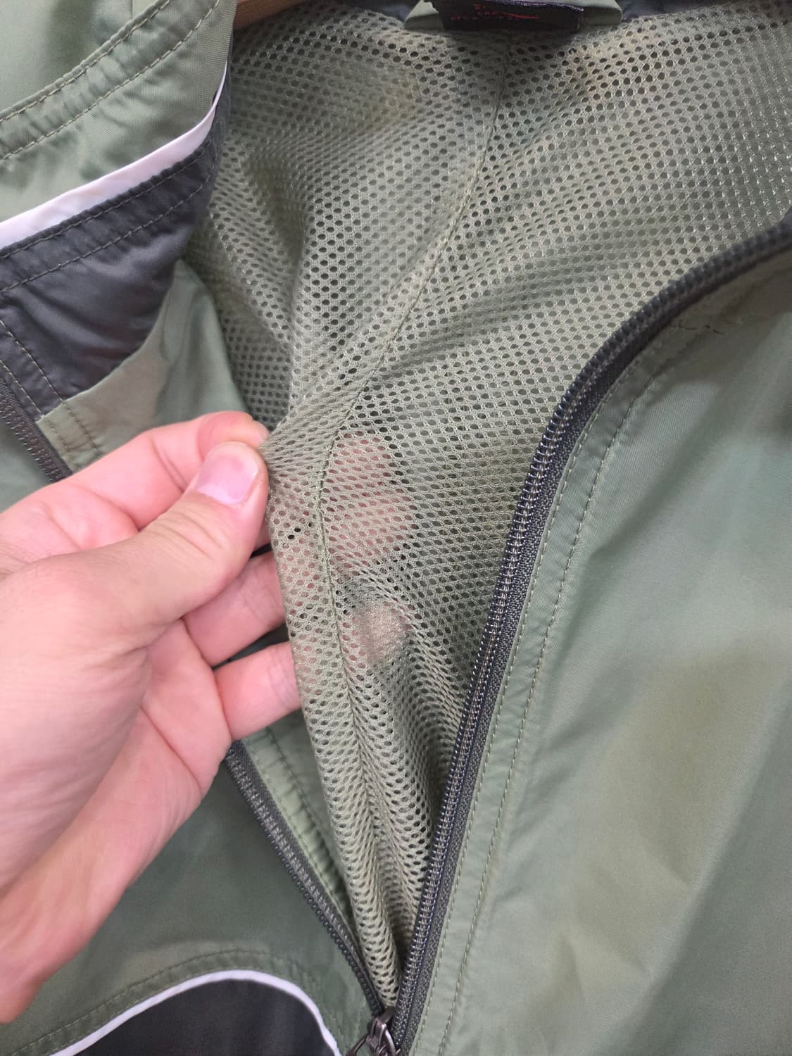 나이키 올드스쿨 빈티지 자수로고 반집업 아노락 자켓 L xl 상품이미지6