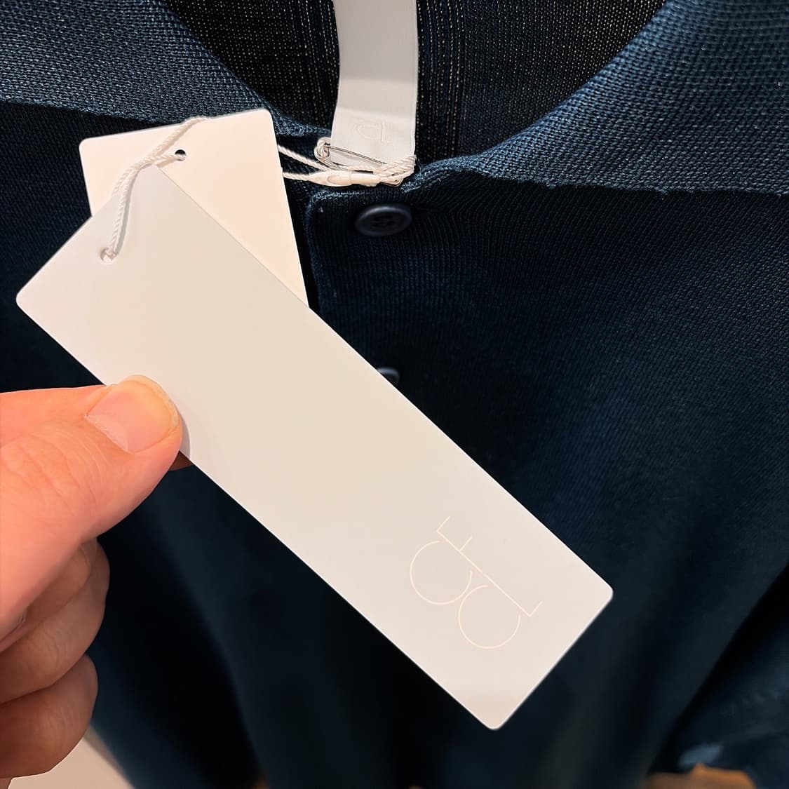 (정품/새상품) CFCL 남성 마린 블루 폴로셔츠 상품이미지3