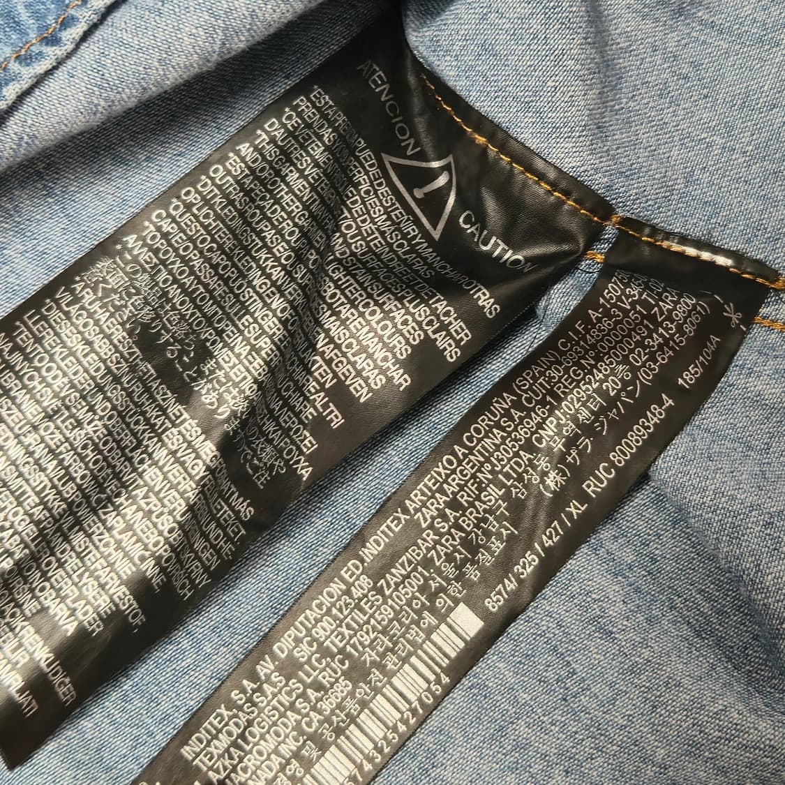 자라 ZARA MAN 데님 셔츠 XL 상품이미지6