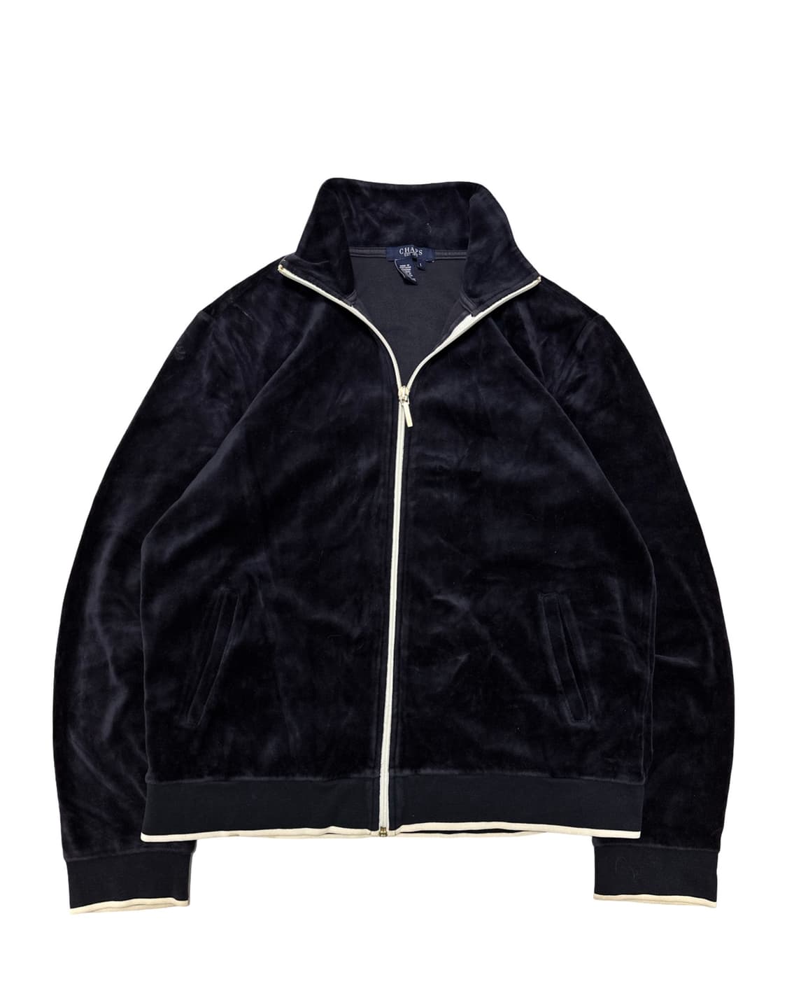 챕스 랄프로렌 네이비 벨벳 집업 상품이미지1